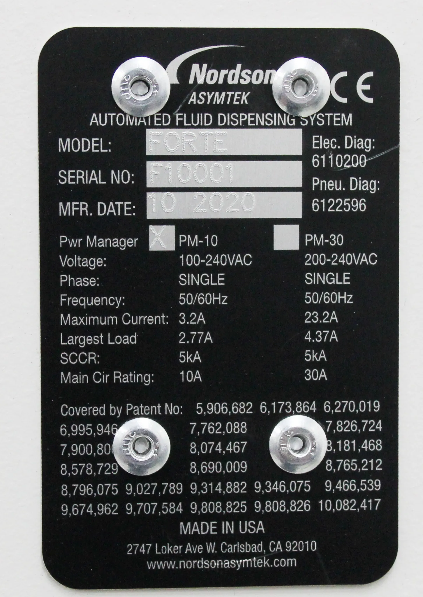 Nordson Asymtek Forte Series Fluid Dispensing System