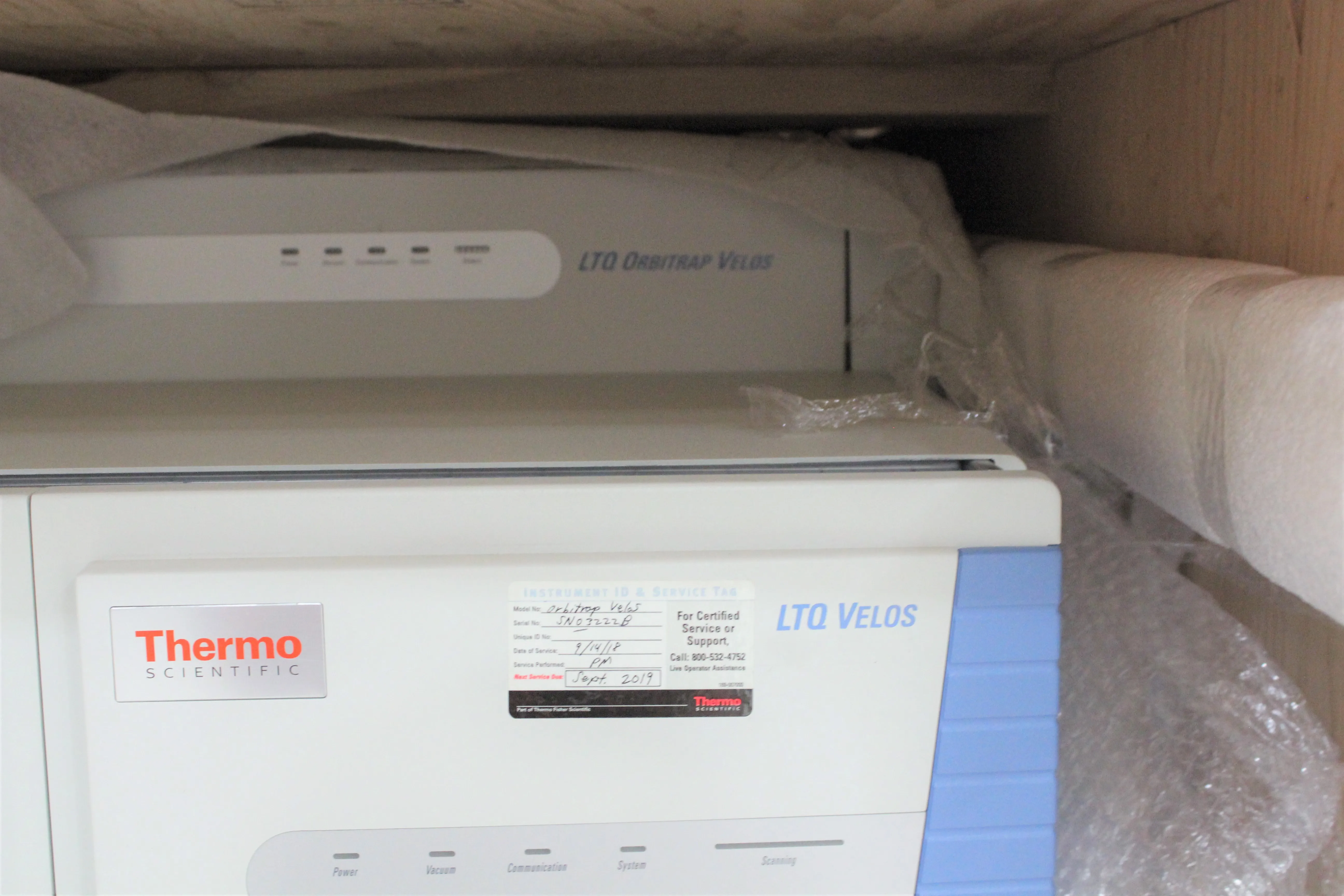 Thermo Fisher LTQ Orbitrap Velos & LTQ Velos Mass Spec