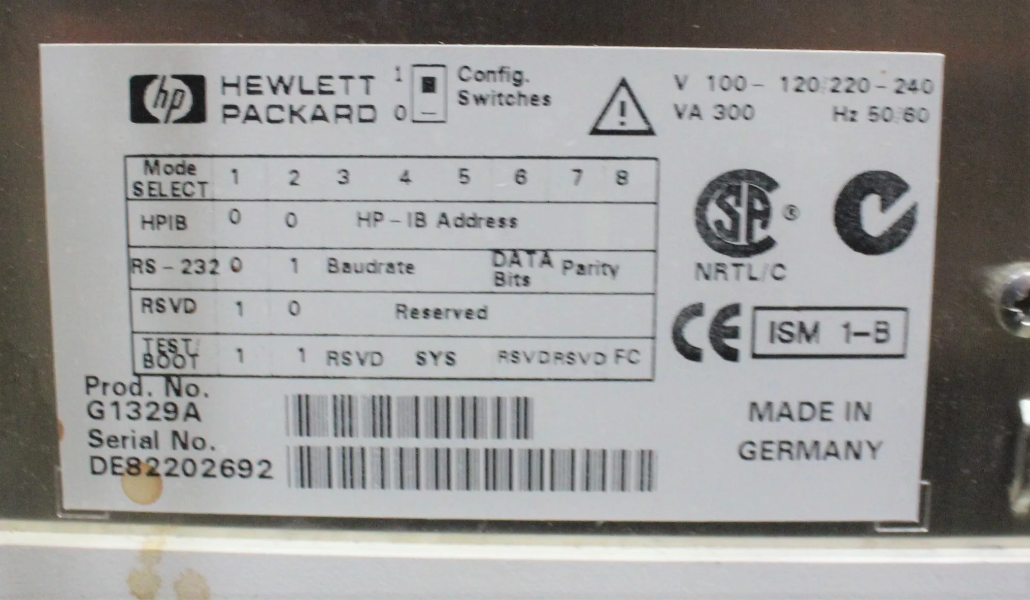 Used Agilent 1100 Series HPLC System