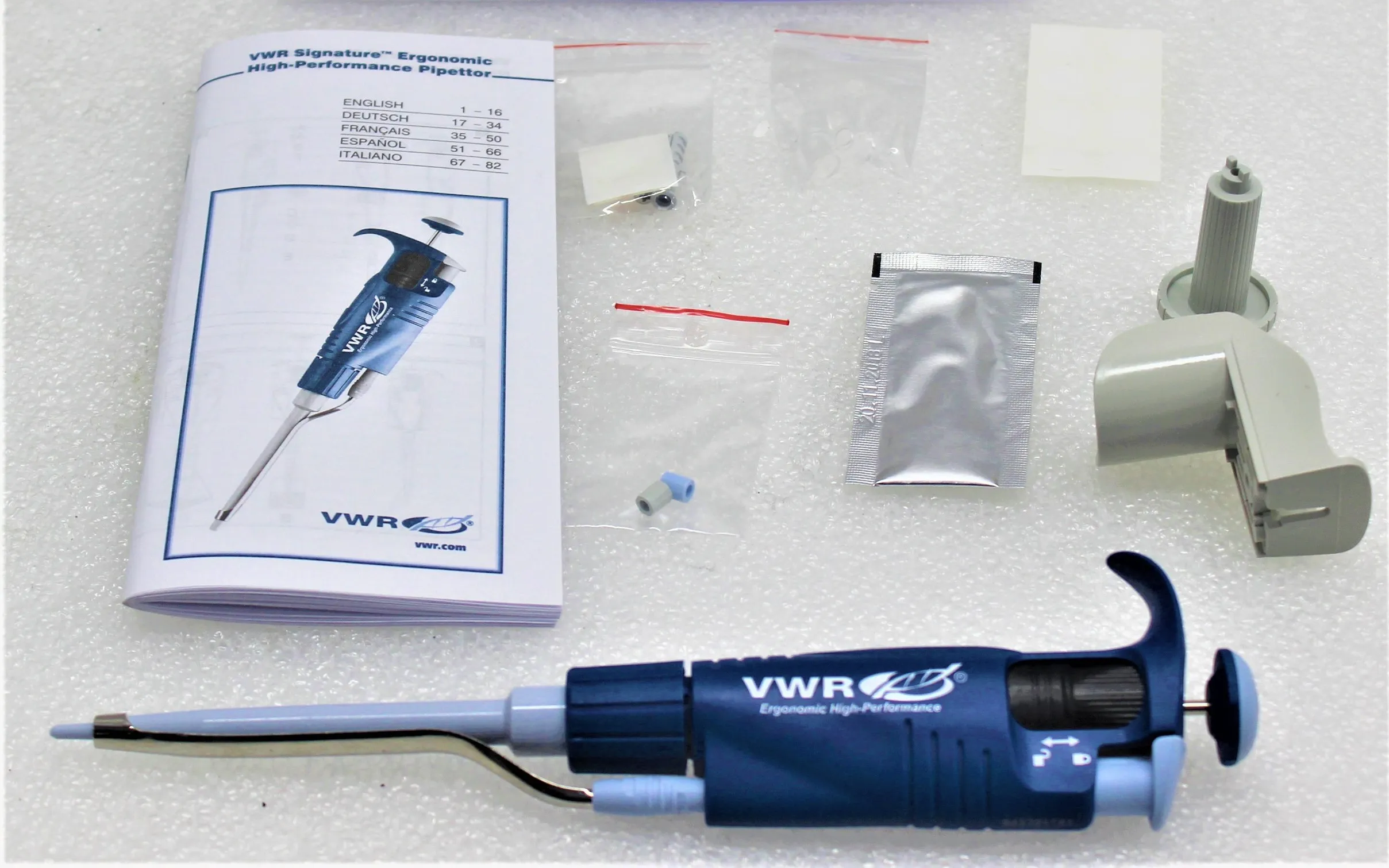 VWR VE10 Single-Channel 100uL Adjustable Pipettor