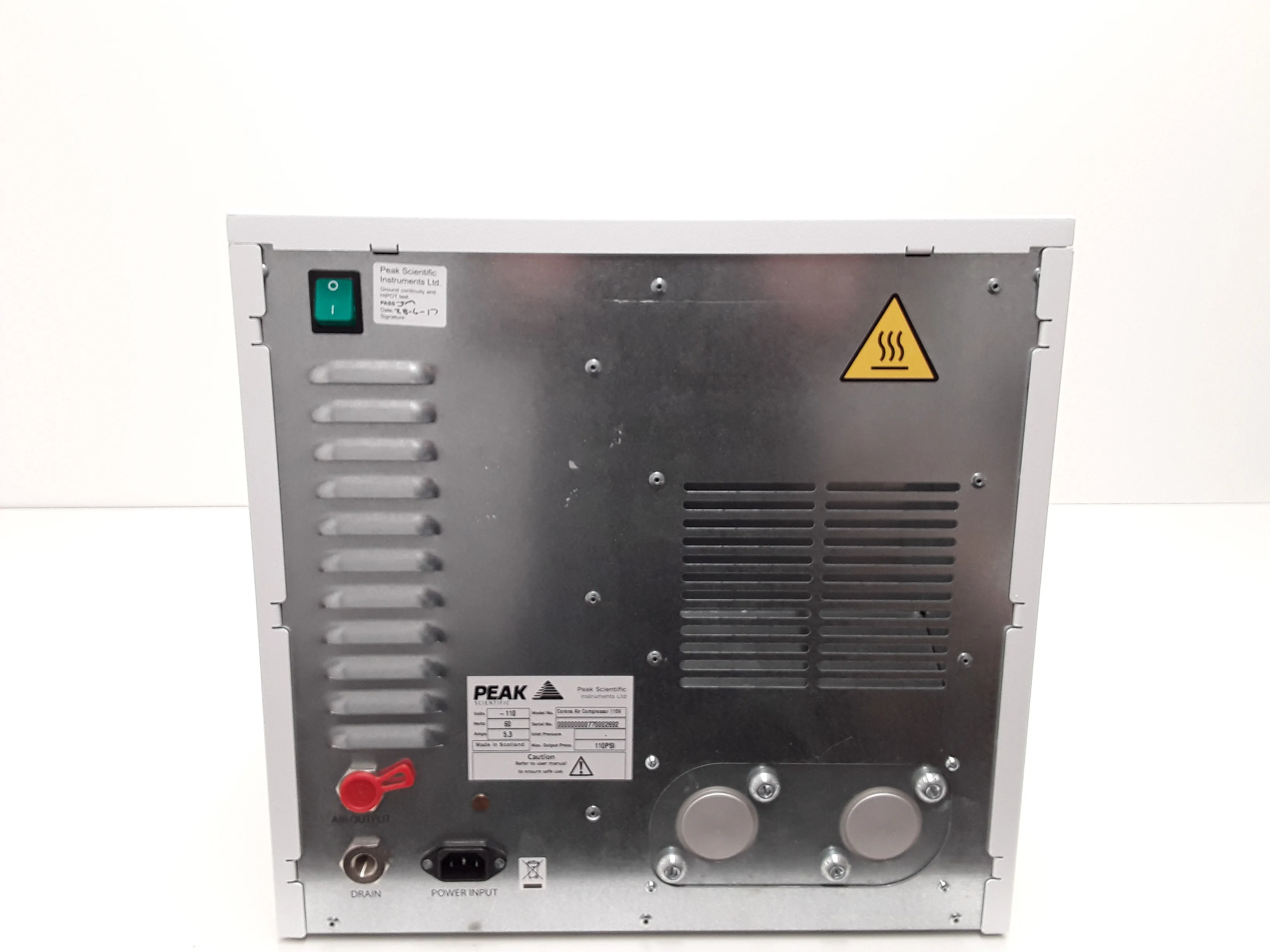 Peak Scientific Corona Air Compressor 110V For HPLC System