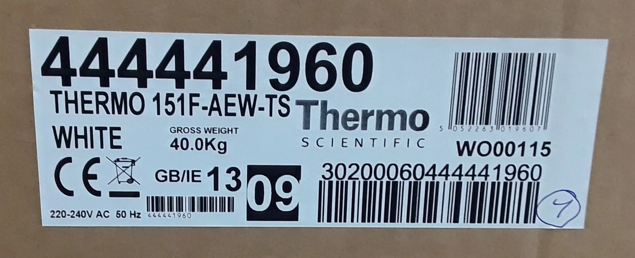 Thermo Fisher 151F-AEW-TS Lab Freezer 151L 230V 50Hz