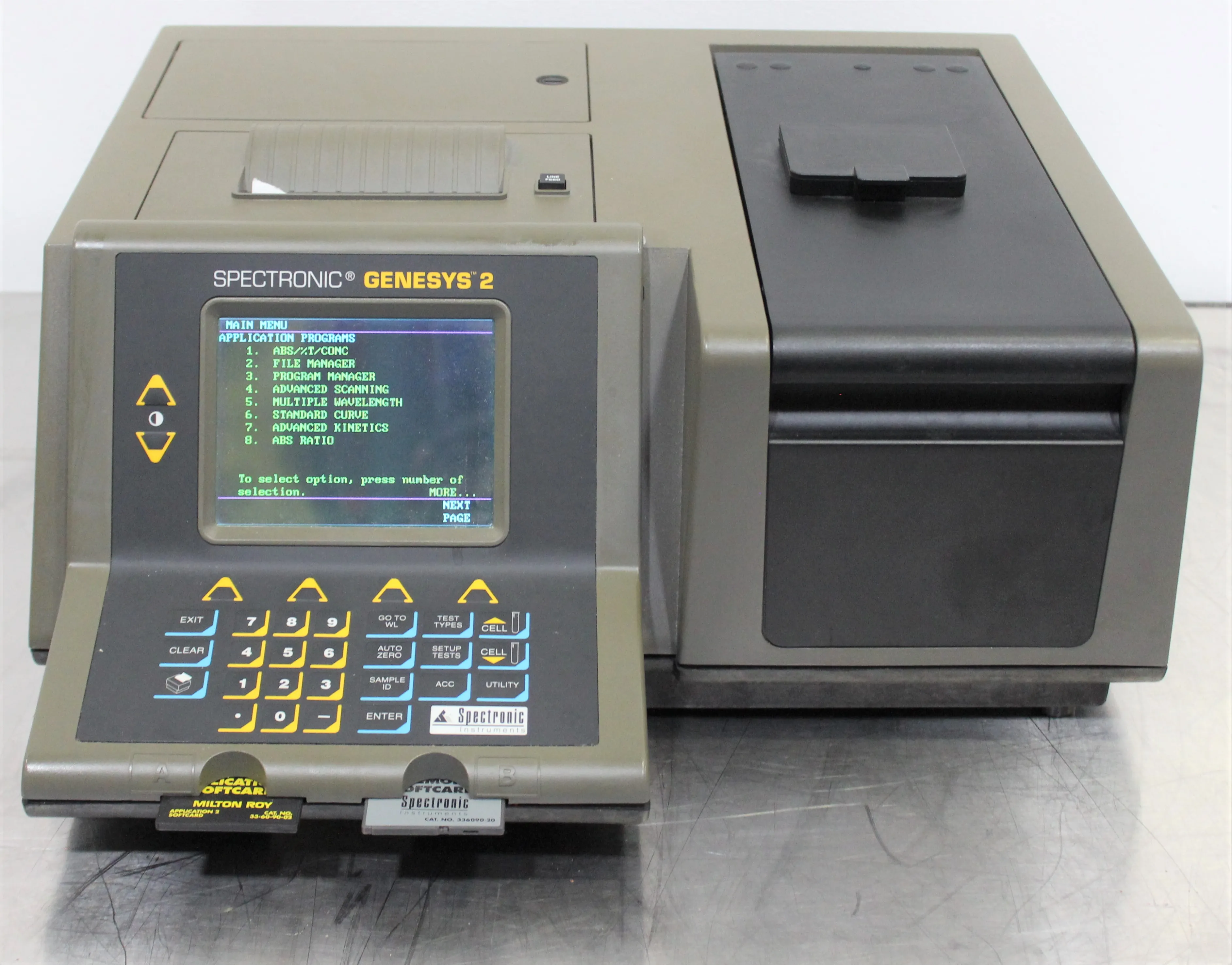 Spectronic Genesys 2 UV-Vis Spectrometer - Used Class 2 Lab Equipment w/ 30-Day Warranty