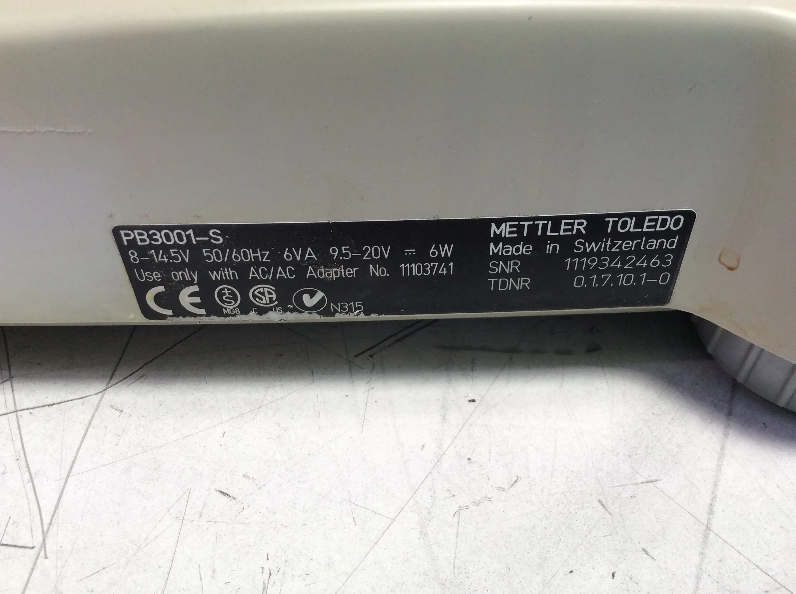 Mettler Toledo PB3001-S Digital Laboratory Precision Balance/Scale