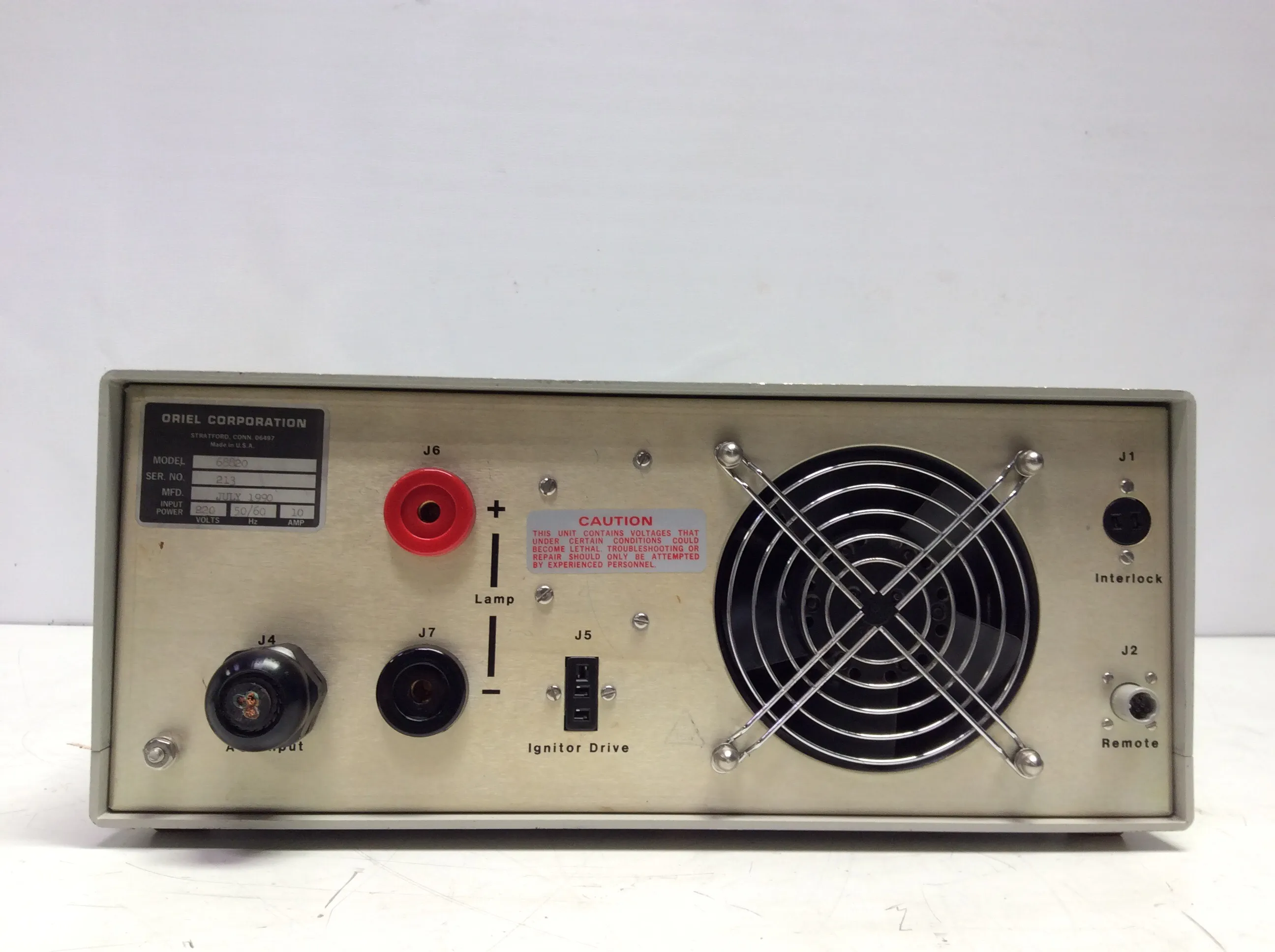 Oriel 68820 Universal Power Supply - For Parts Only