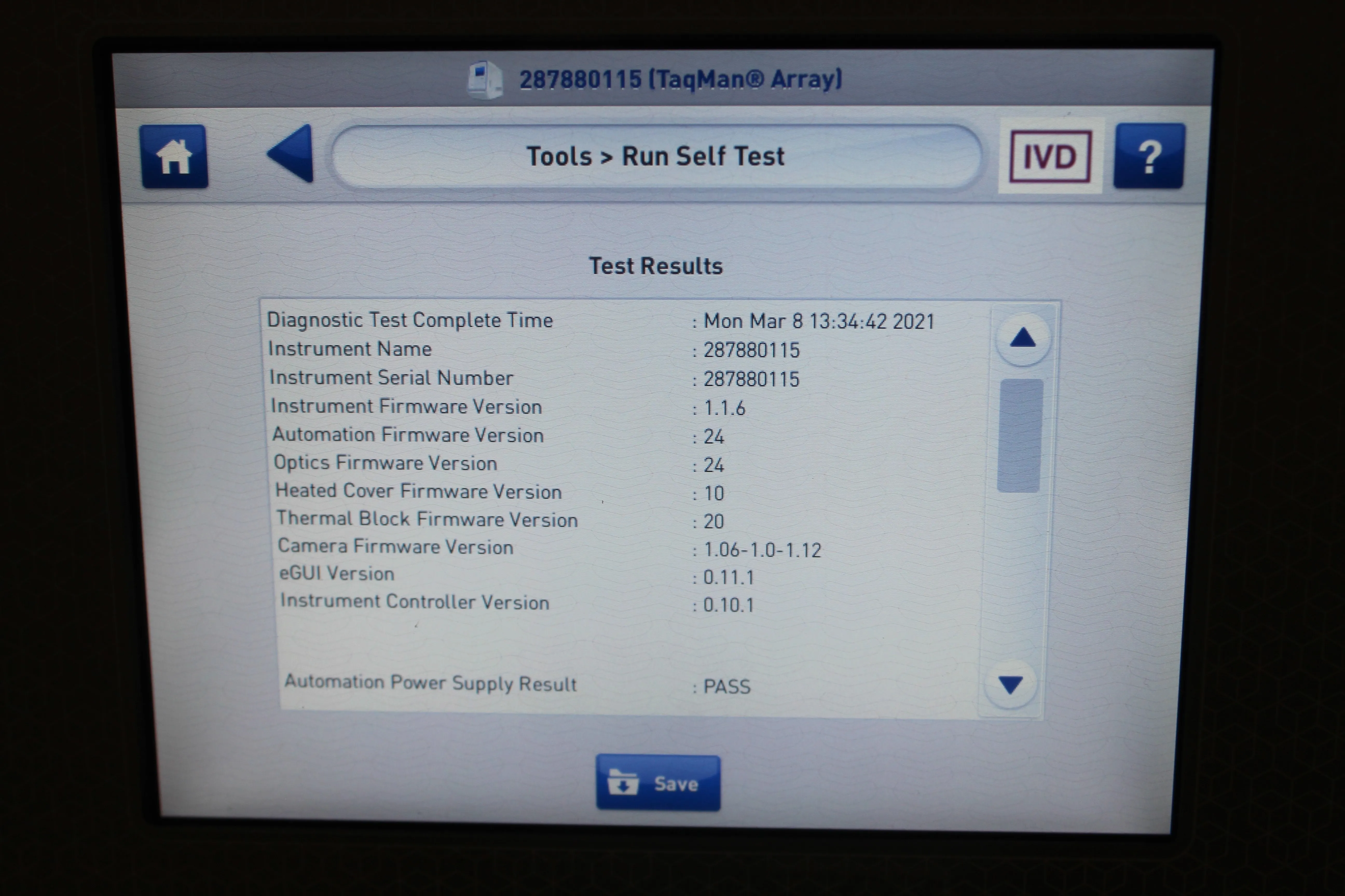 Applied Biosystems QuantStudio Dx Real-Time PCR Instrument Molecular Biology