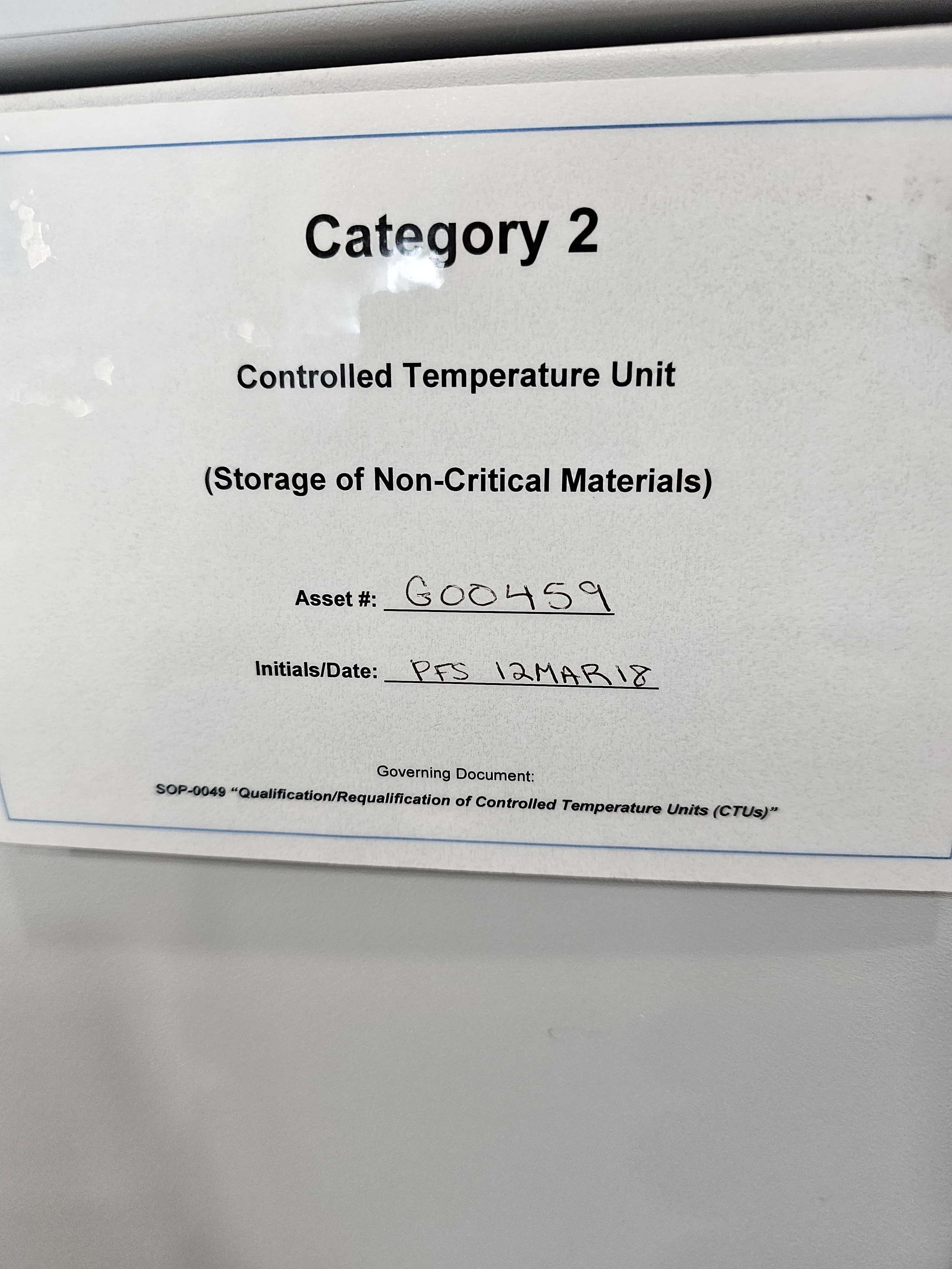 Thermo Scientific 3915LT Low Temperature Incubator, 6.5 cu ft 9110682