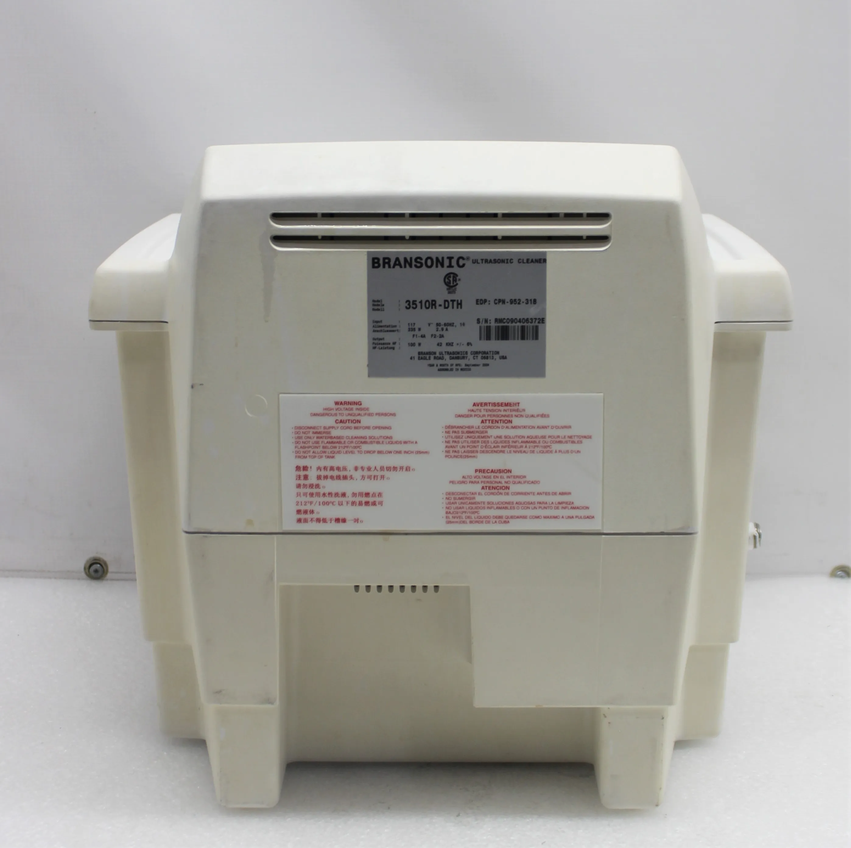 Branson 3510R-DTH Ultrasonic Cleaning Water Bath