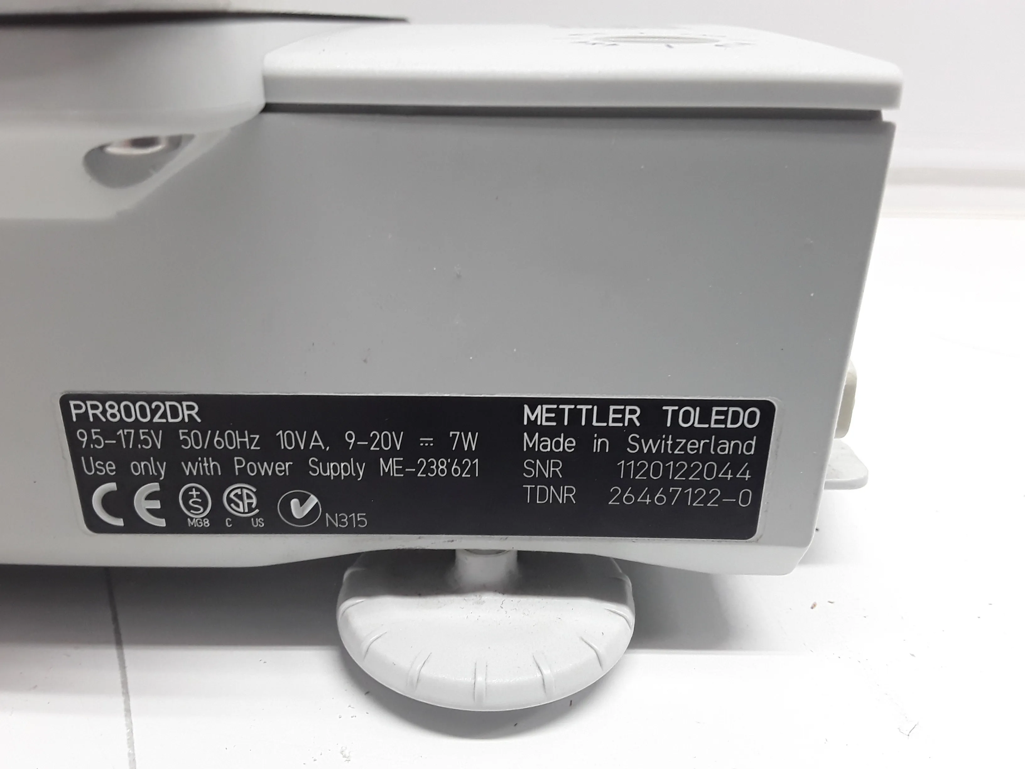 Mettler-Toledo PR8002DR Analytical Balance