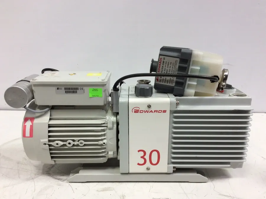 Edwards E2M30 Vacuum Pump with EMF20 Oil Mist Filter