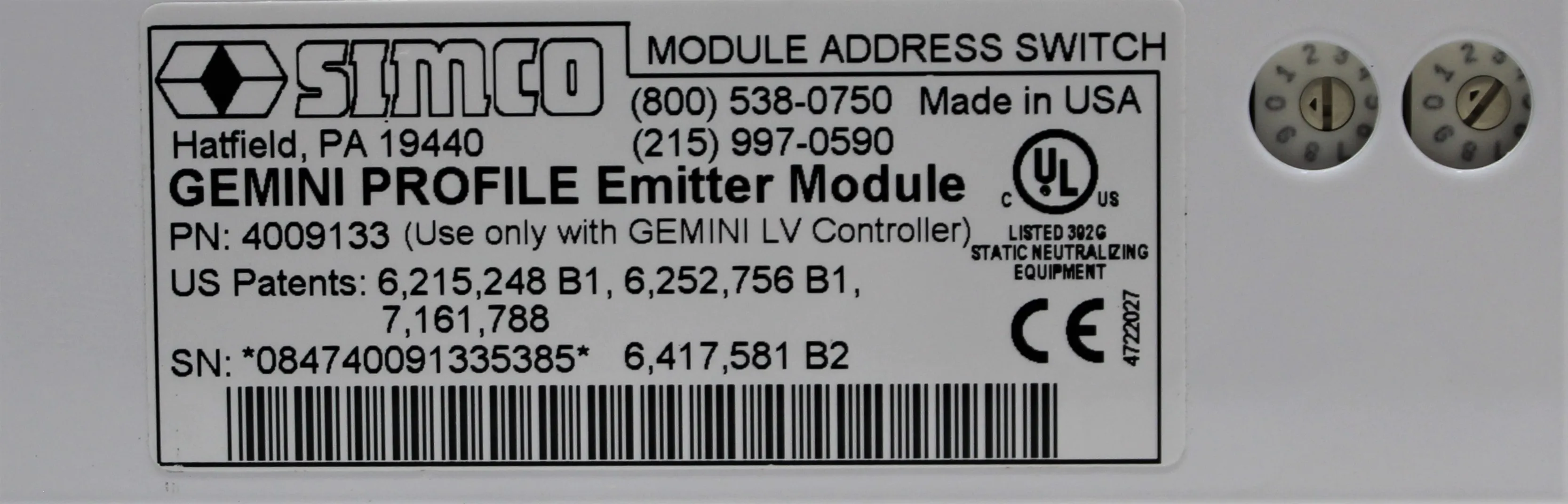 Simco Gemini Profile Emitter Module System