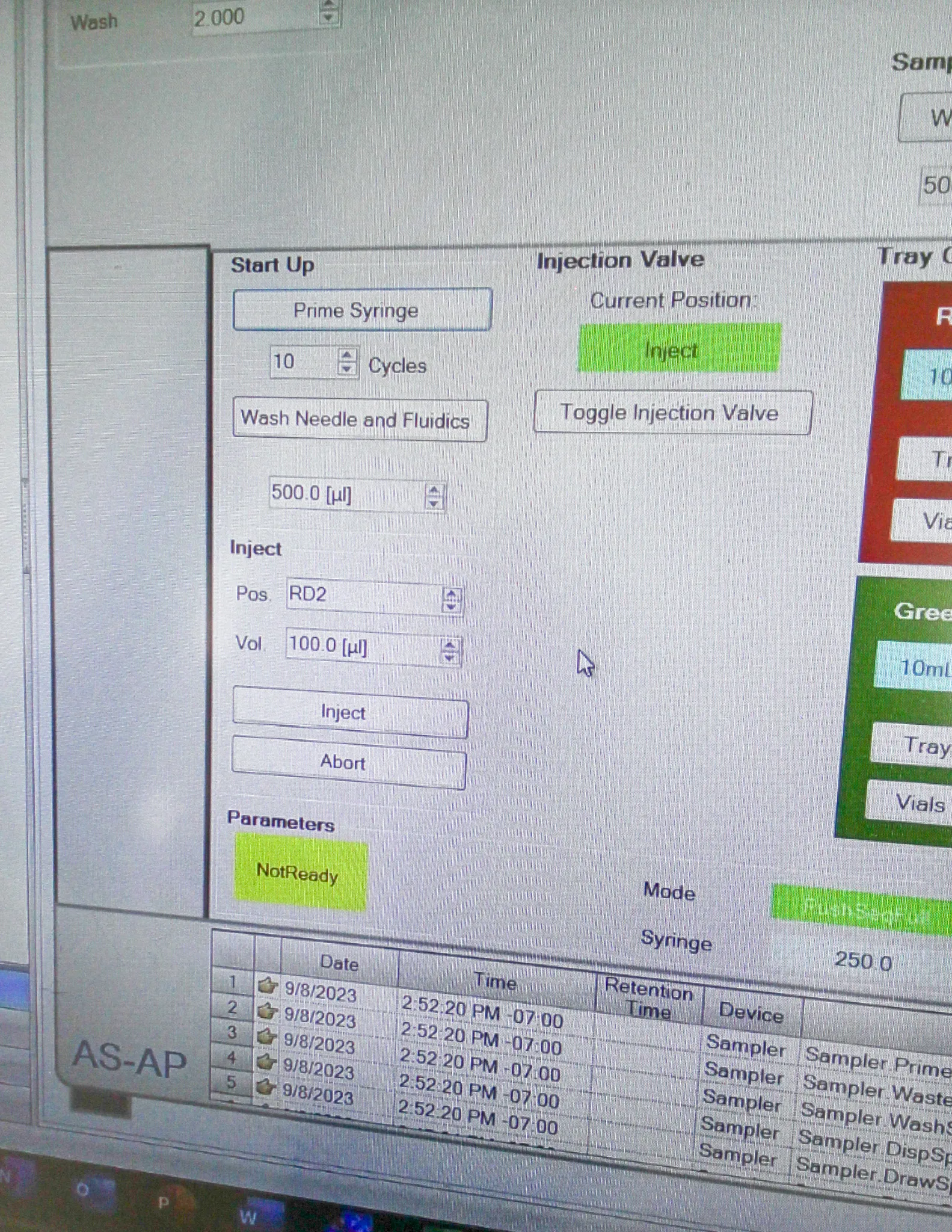 Thermo Dionex AS-AP Autosampler P/N 074925