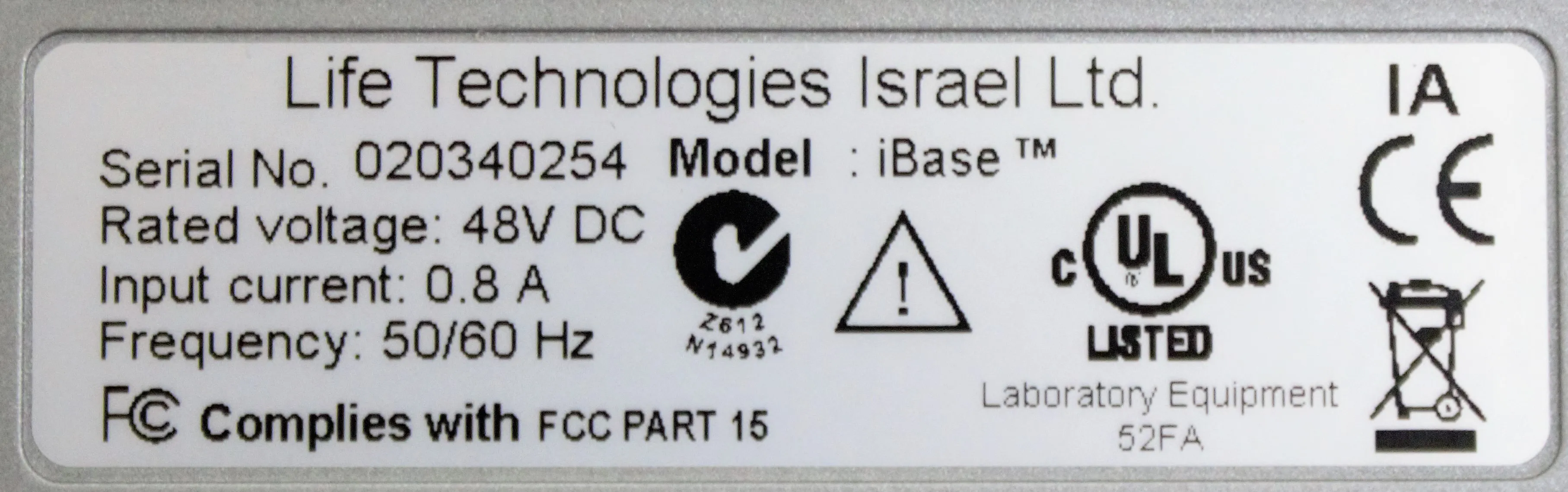 Invitrogen iBase Electrophoresis System Gel Power Supply