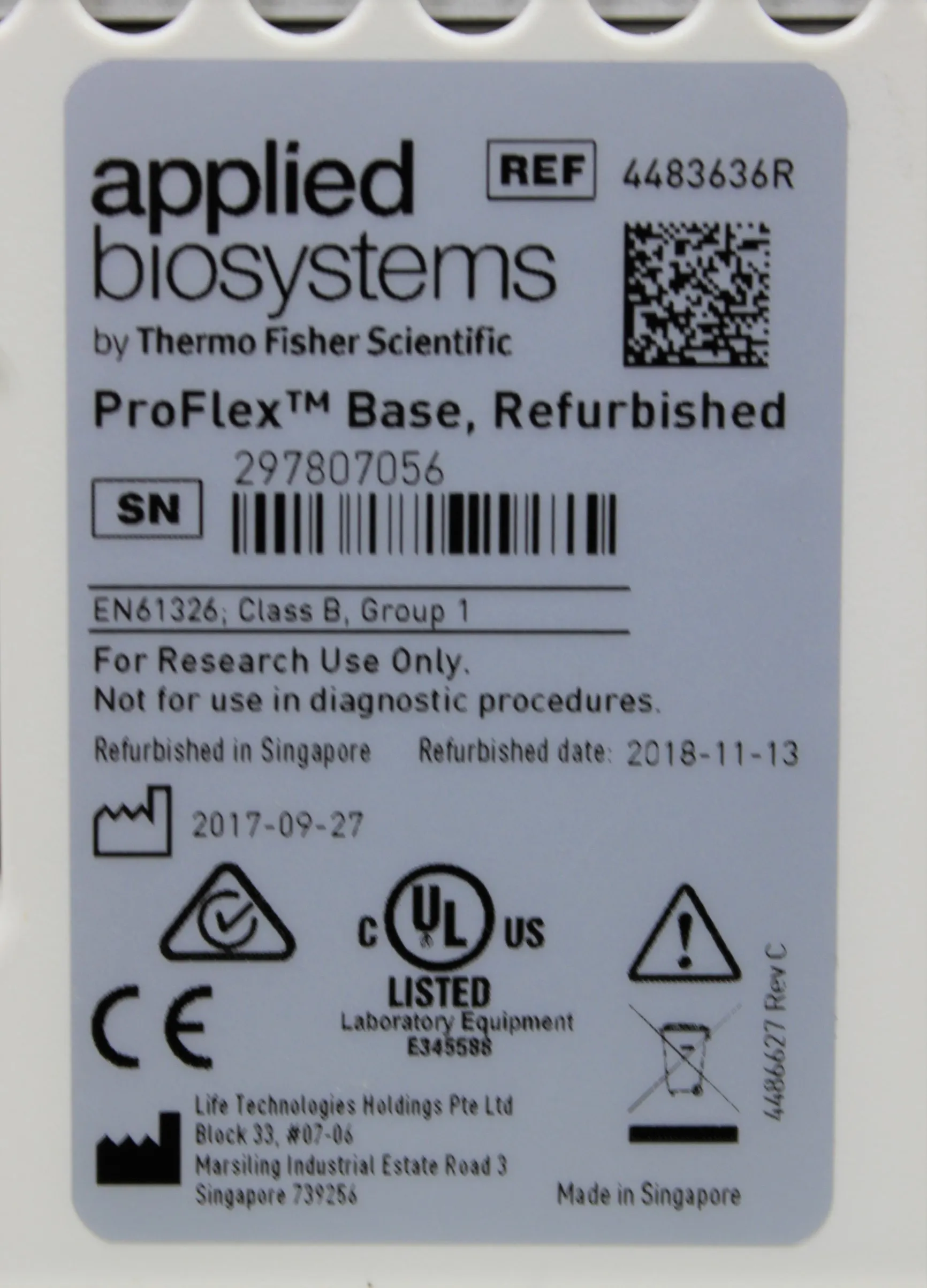 Applied Biosystems ProFlex A24812 Real Time PCR System