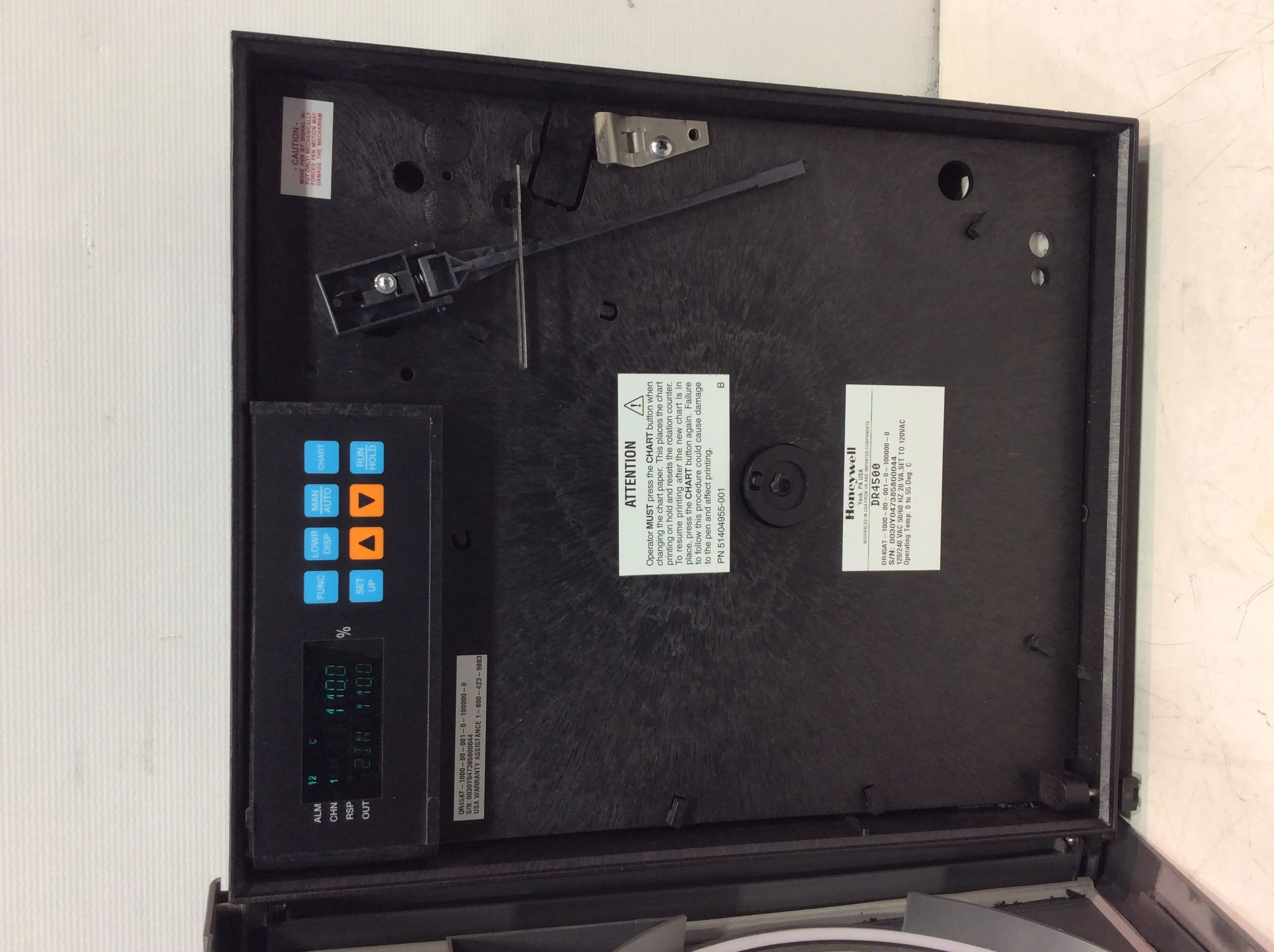 Honeywell Truline DR4500 Circular Chart Recorder