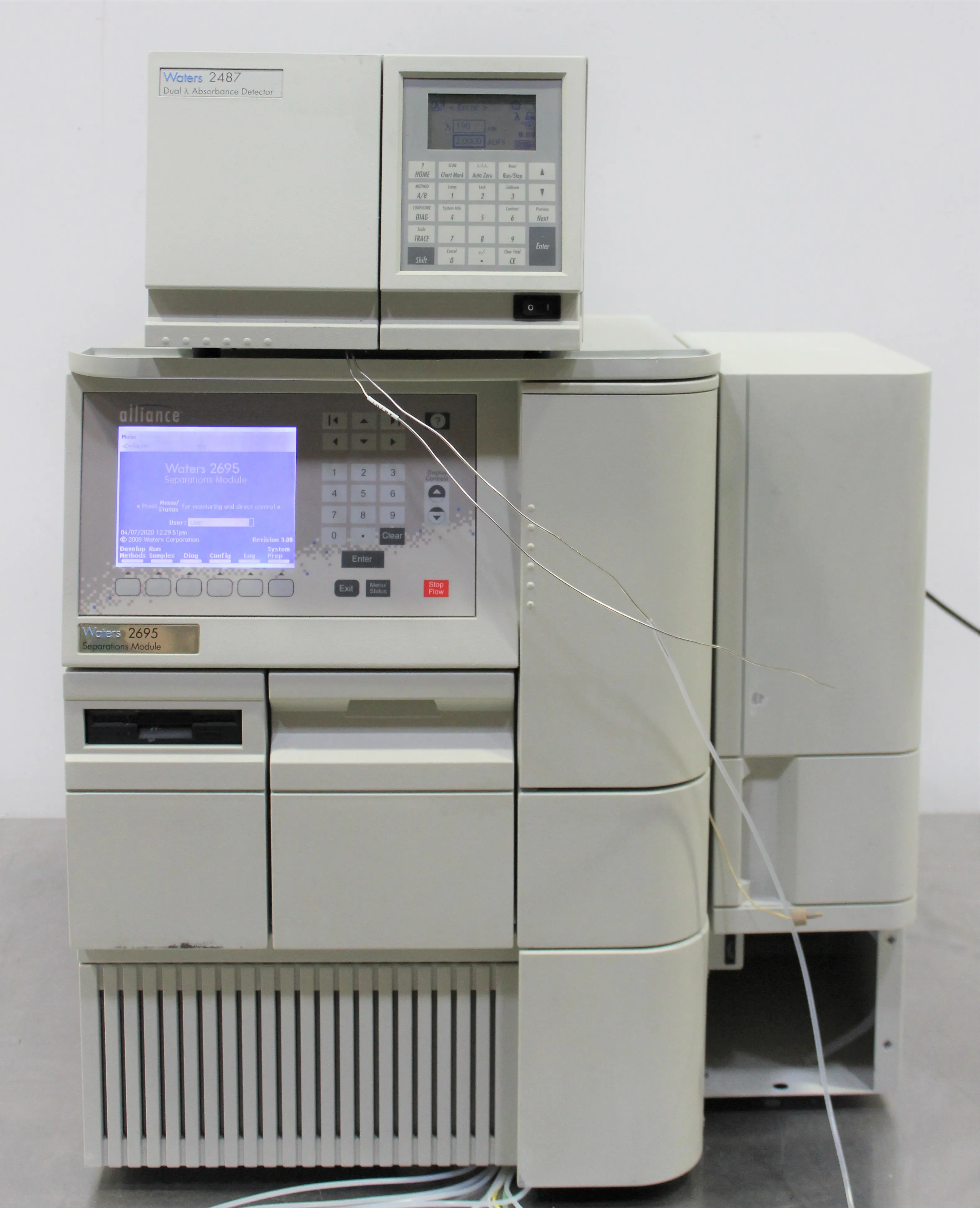 Used Waters HPLC System with Detector and Column Heater - H96SM7142M