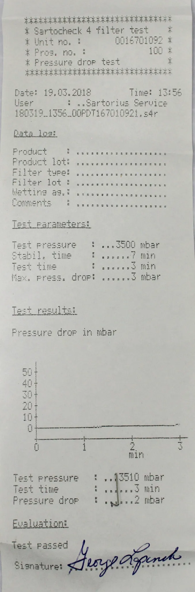 Sartorius Outlet Pressure Tubing Kit for Sartocheck U1-SP18103