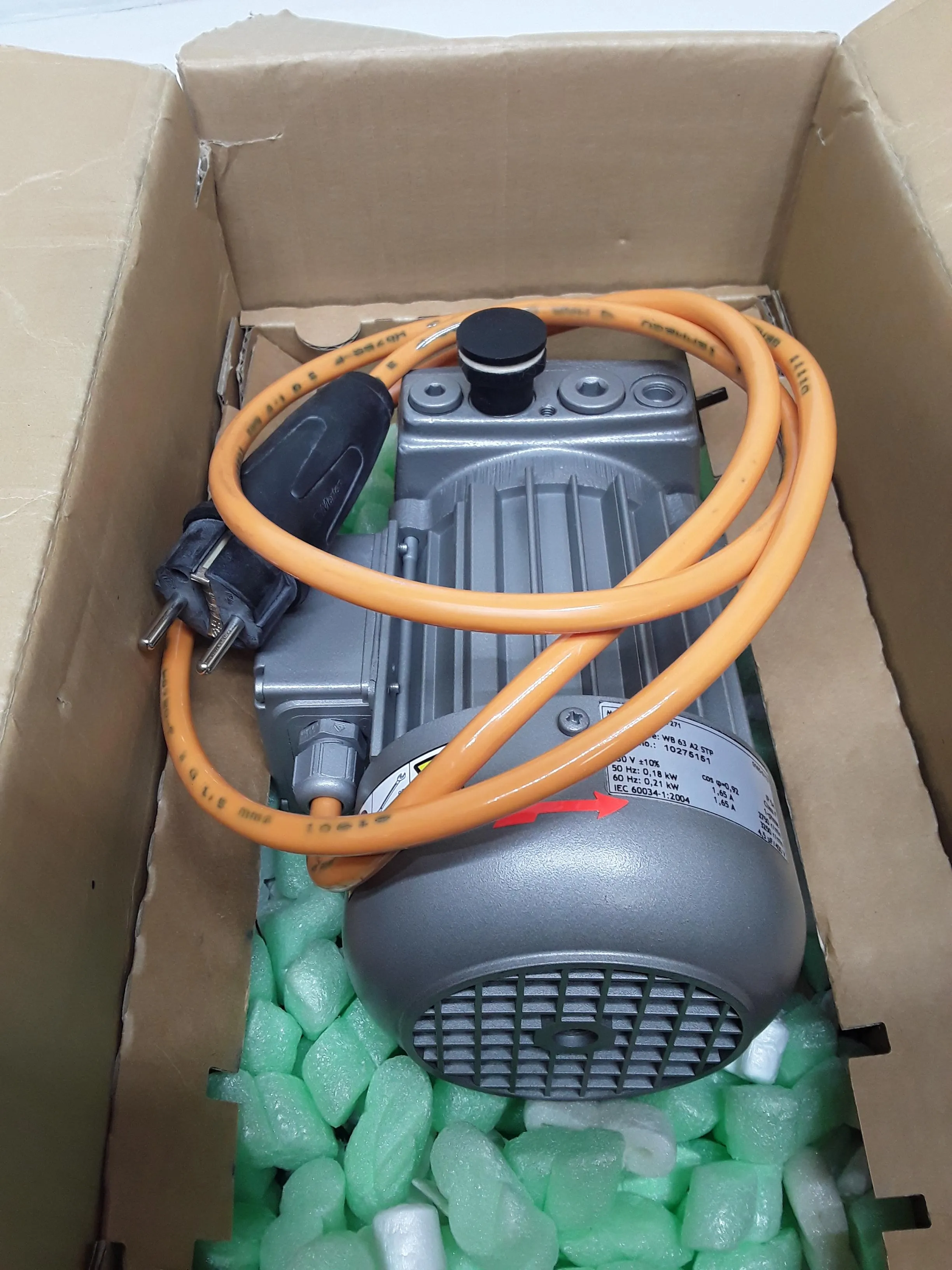 Ehrler VT 4.4 Oil Free Industrial Rotary Vane Vacuum Pump