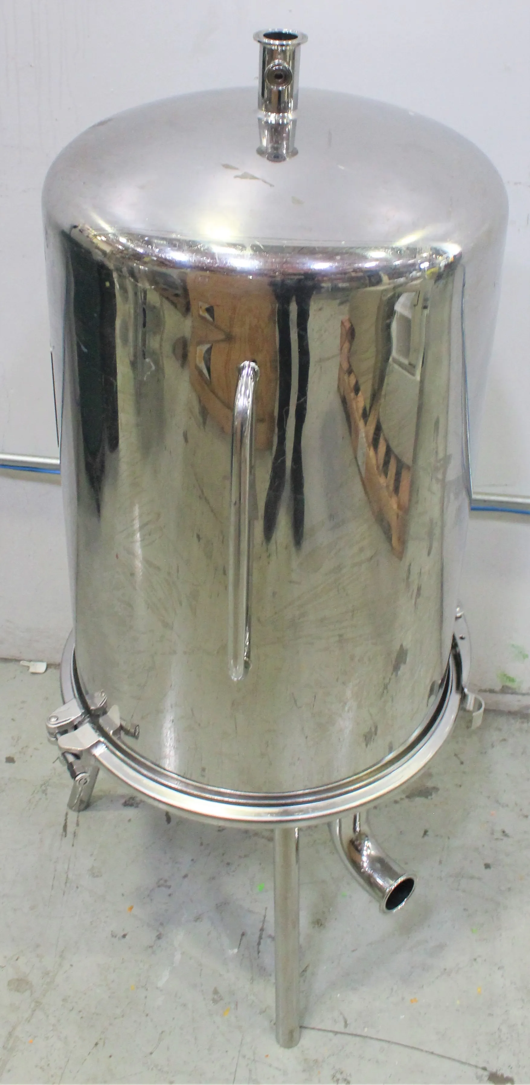 Used CUNO 16 ZPR 3 Sanitary Stainless Steel Filter Housing