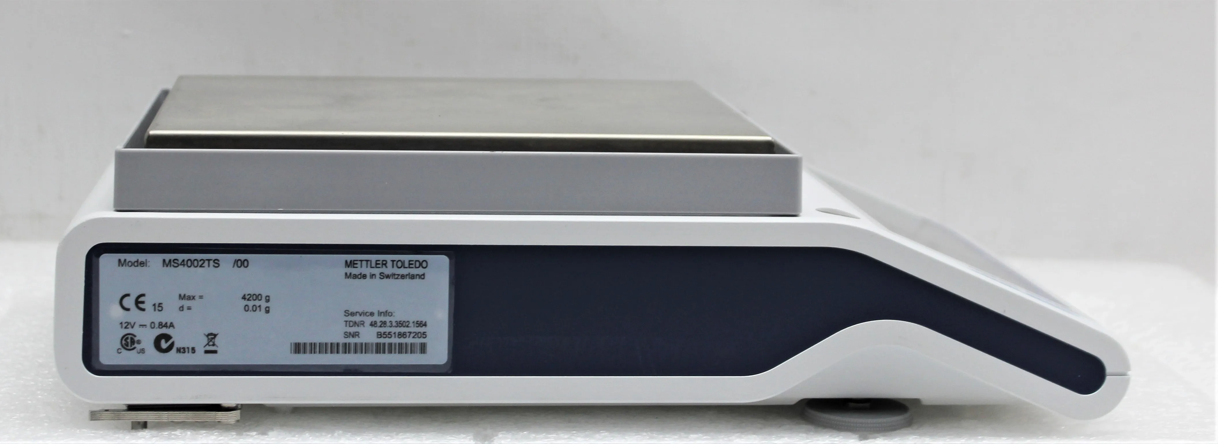 Mettler-Toledo MS4002TS/00 Bench Scale / Floor Scale