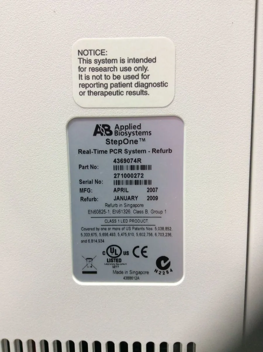 Applied Biosystems StepOne Real-Time PCR System