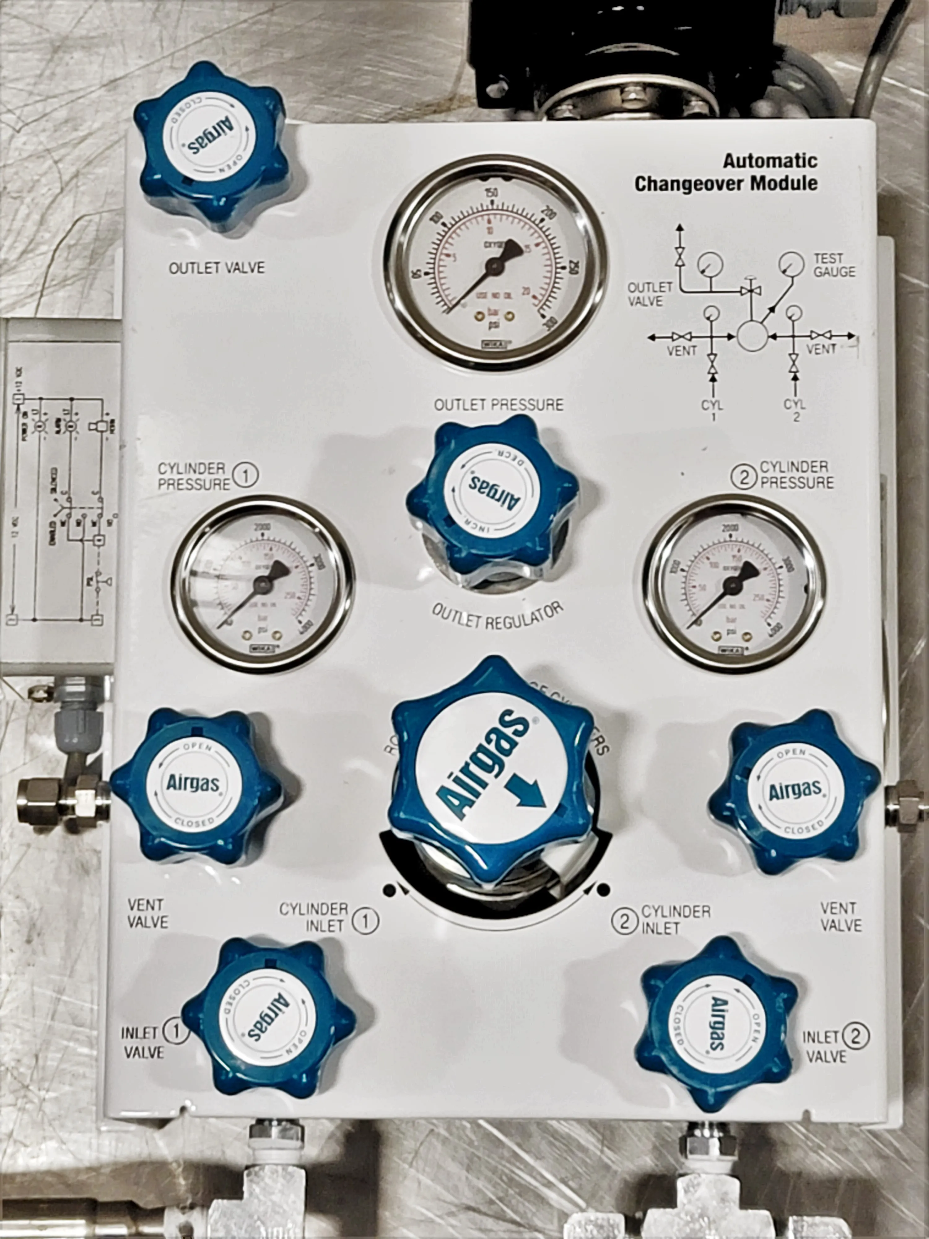 Airgas Automatic Changeover Module Y13-CP445DR