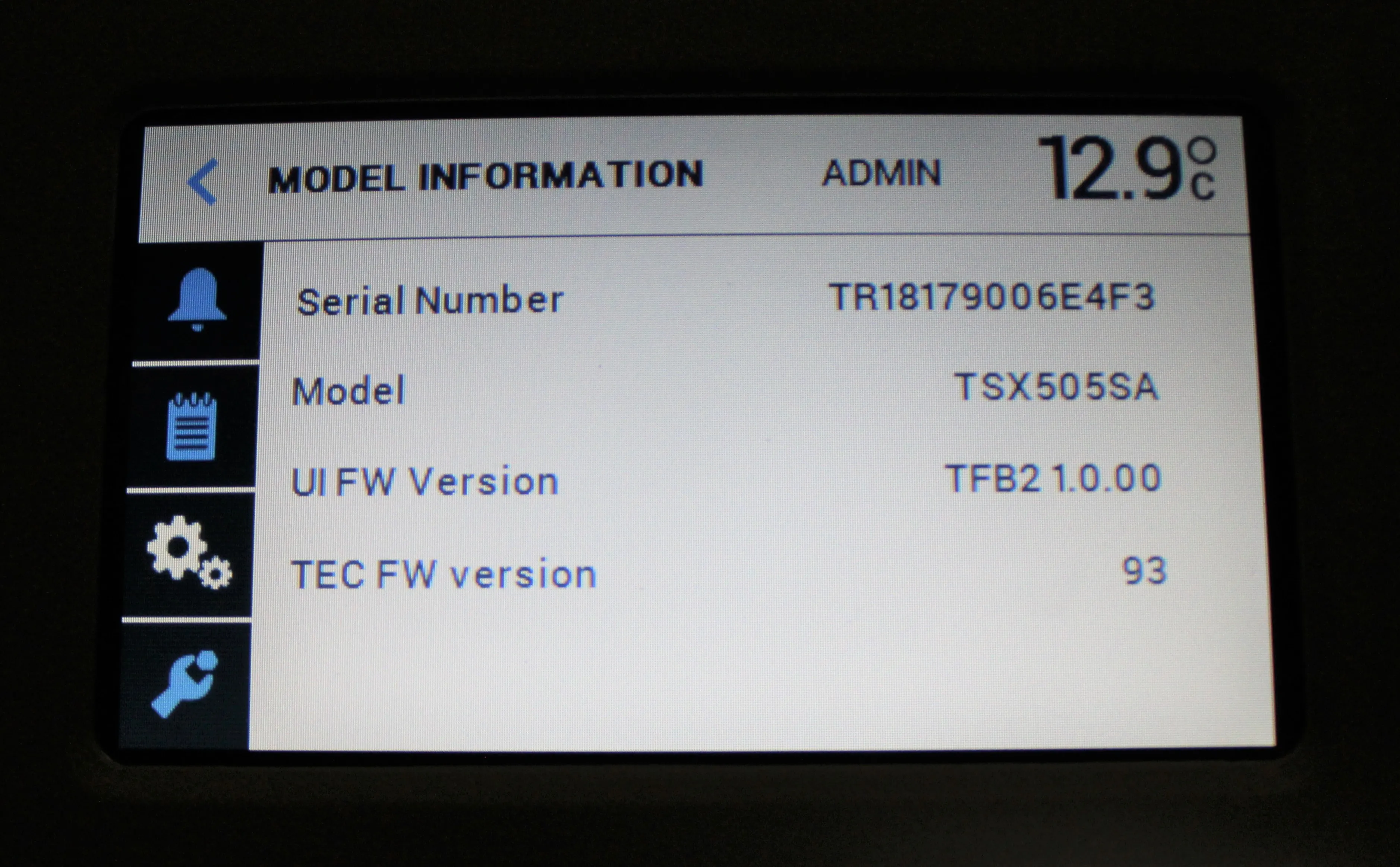 Thermo Scientific TSX Series Undercounter Lab Refrigerator - Used