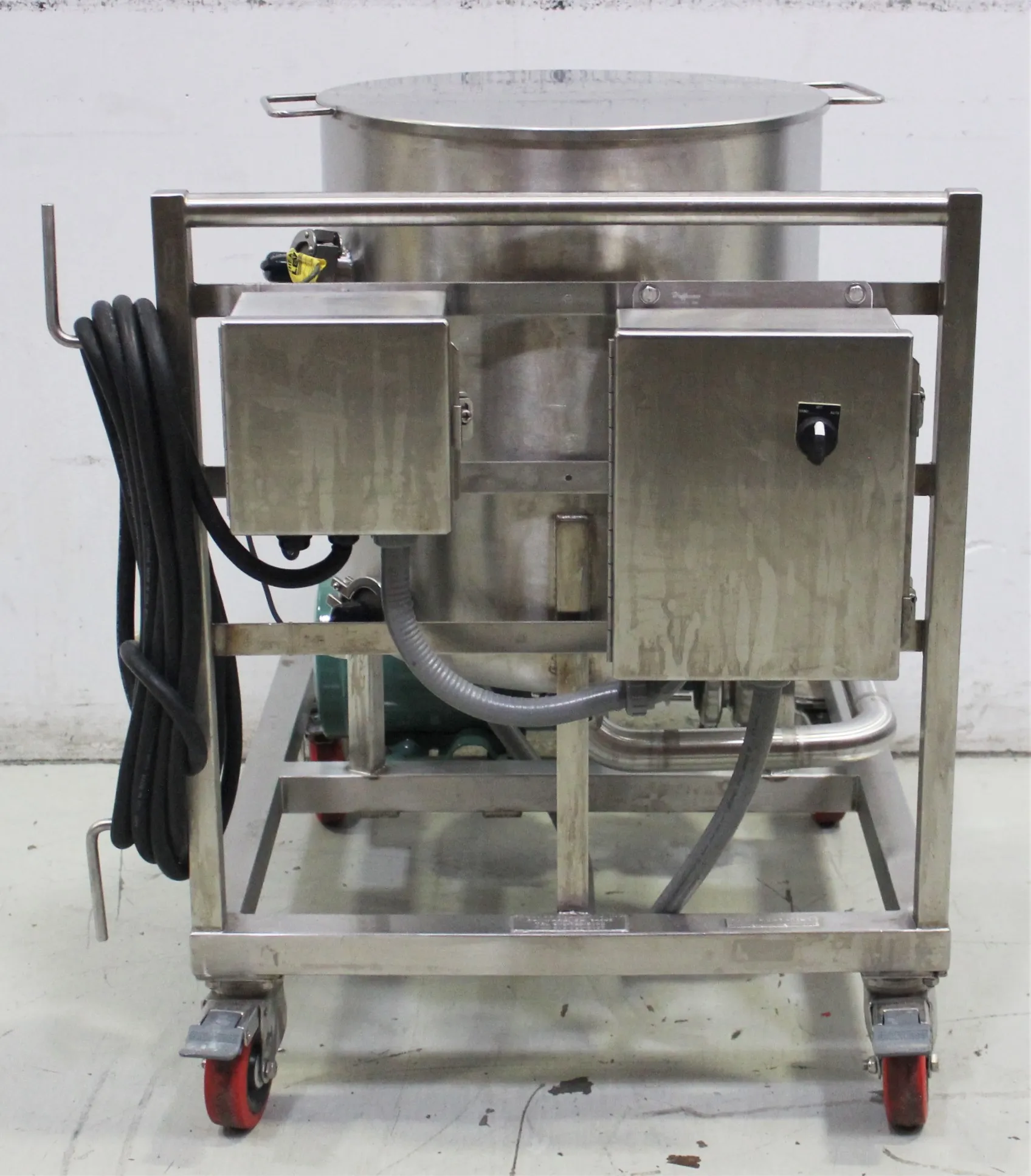 CIP Skid with Baldor 2HP Motor: Efficient and Portable Cleaning Solution