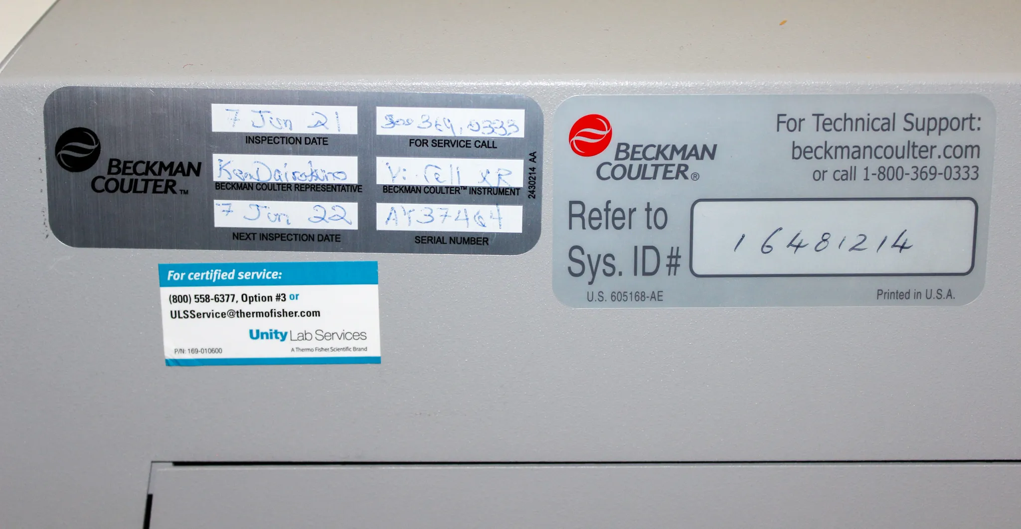 Beckman Coulter VI-Cell XR Cell Viability Analyzer 383556