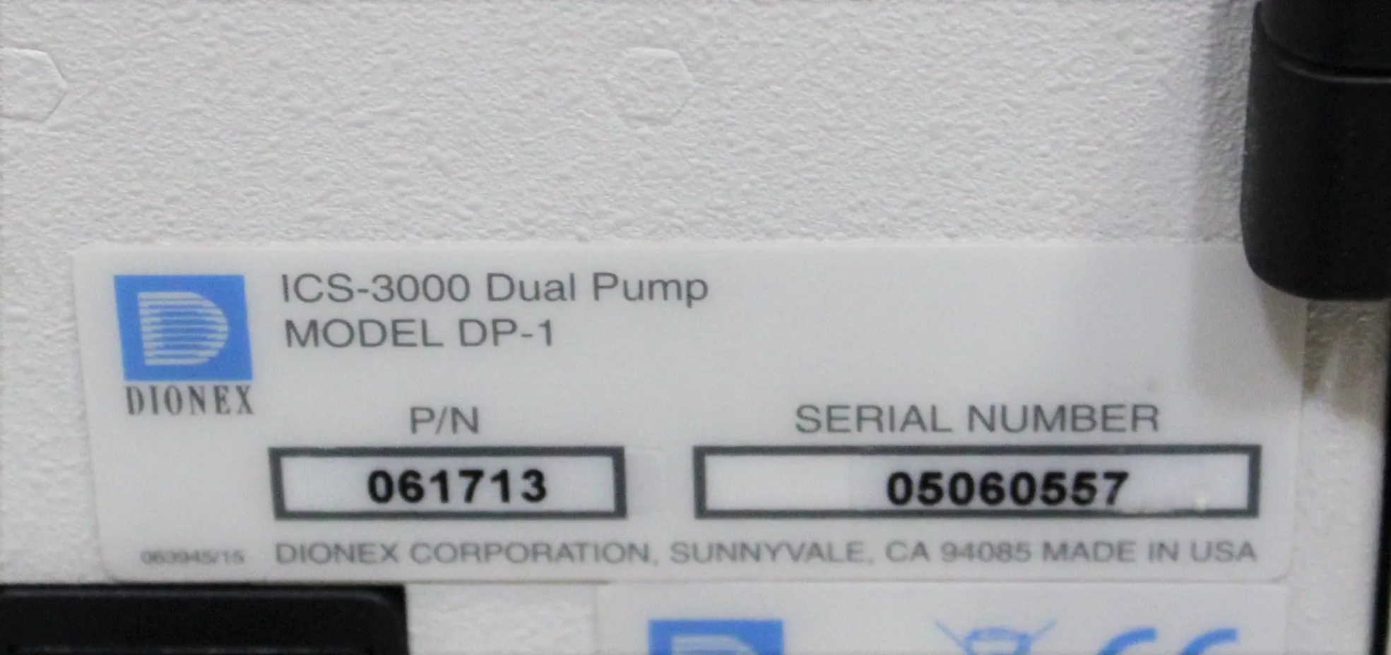 Dionex Pump ICS-3000 DP-1 for Ion Chromatograph