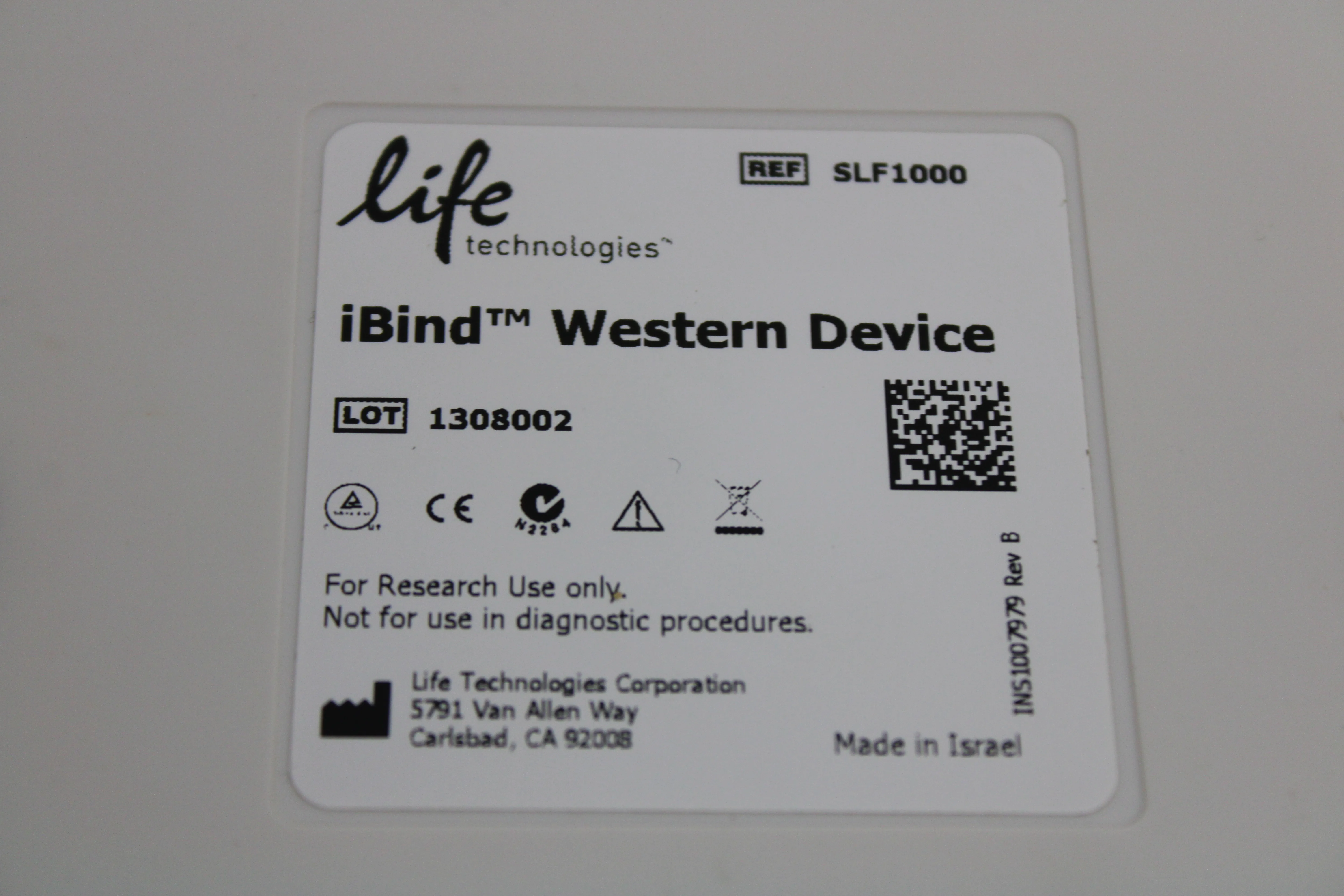 Used Life Technologies iBind Western Device SLF1000 - Laboratory Western-processing Device