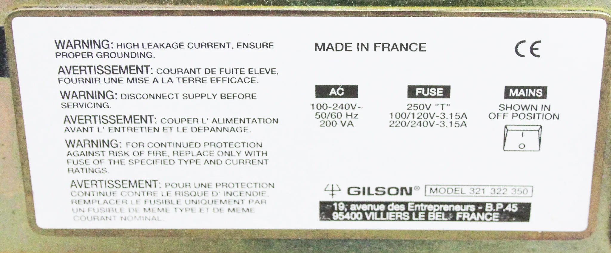 Gilson 322 HPLC Pump with H2 (Compact Version)