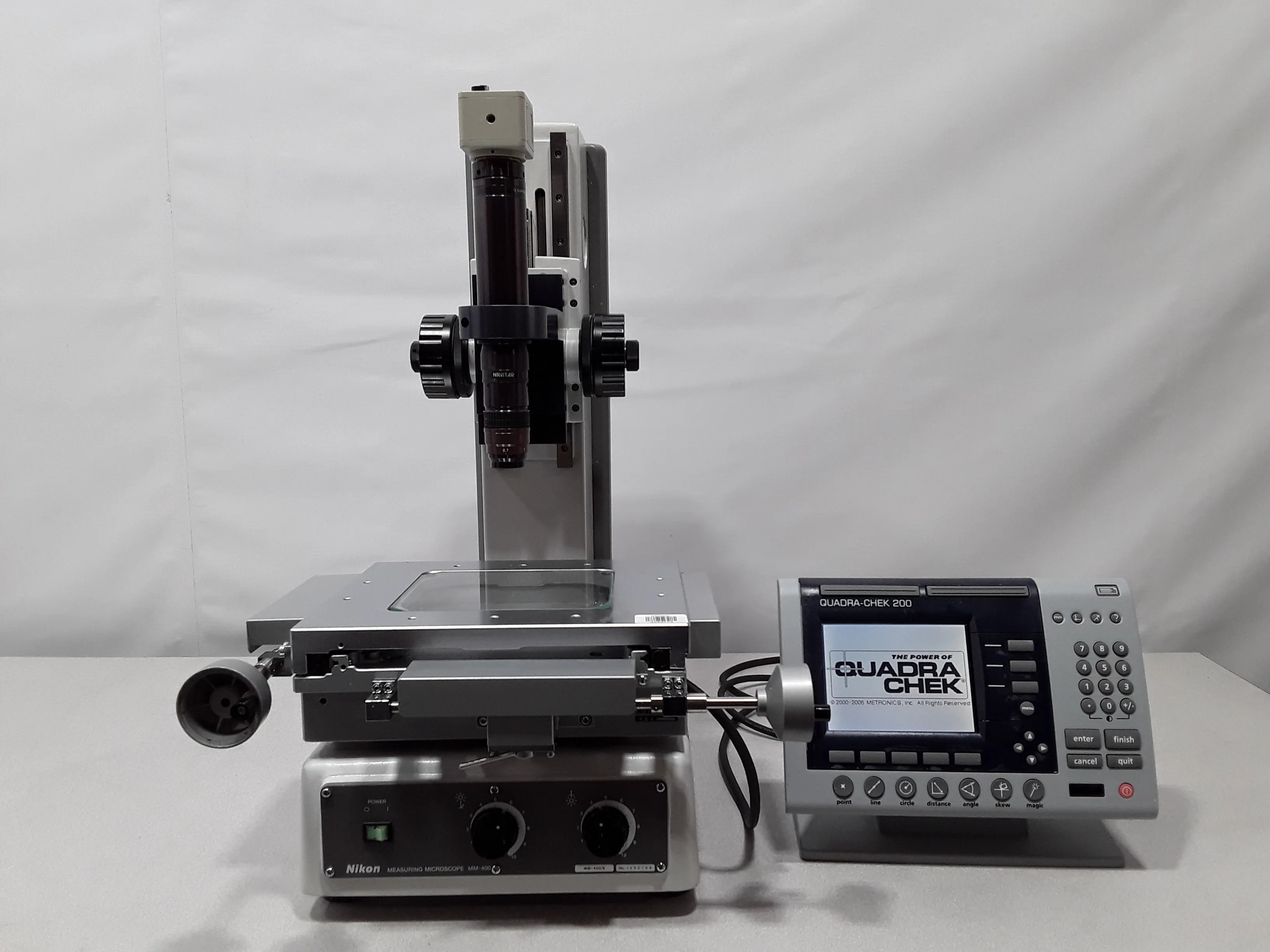 Nikon Measuring Microscope MM-400/S with Quadra-Chek 200