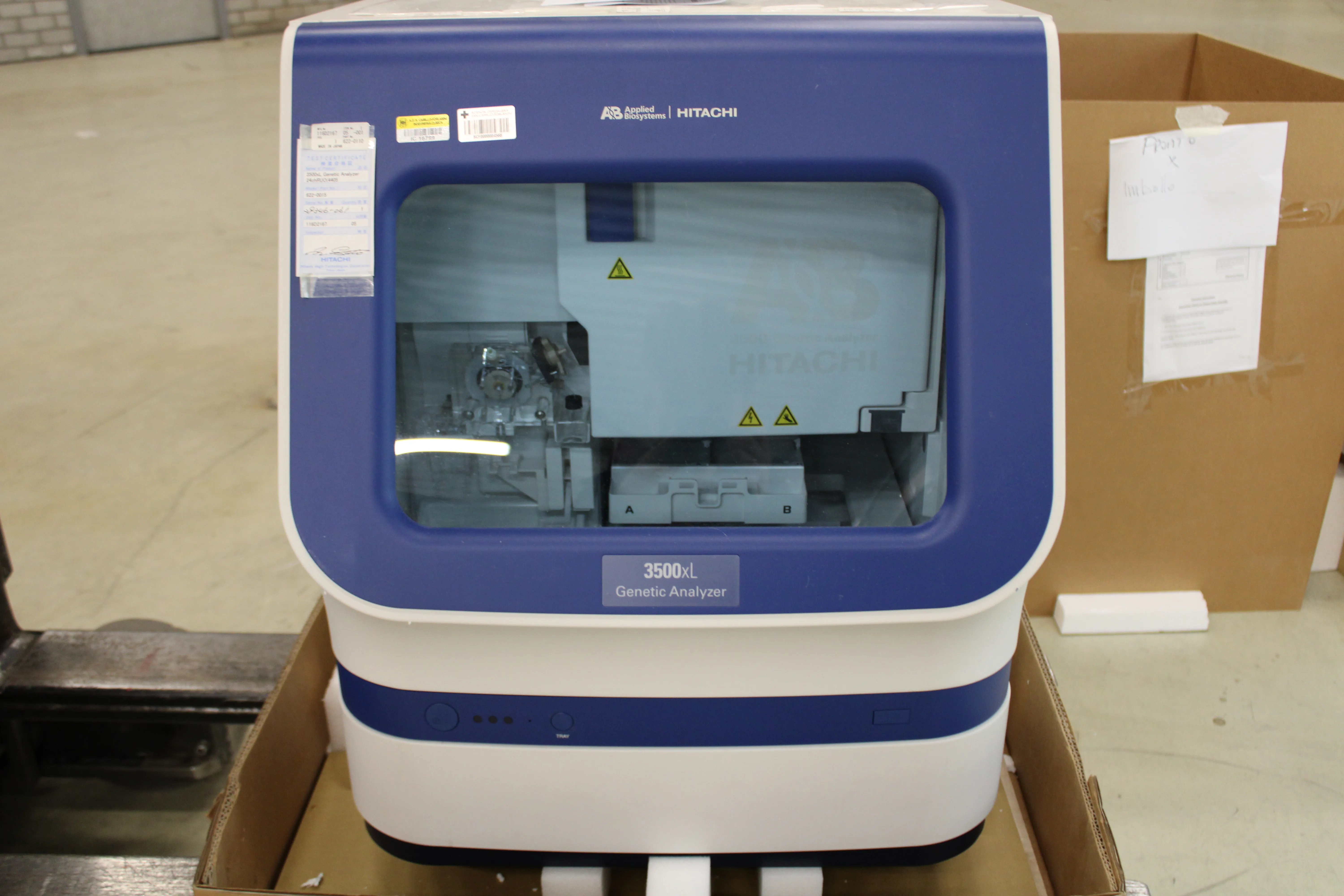 Applied Biosystems 3500xL Genetic Analyzer Class 2 Used 230V from Japan with 30-Day Warranty