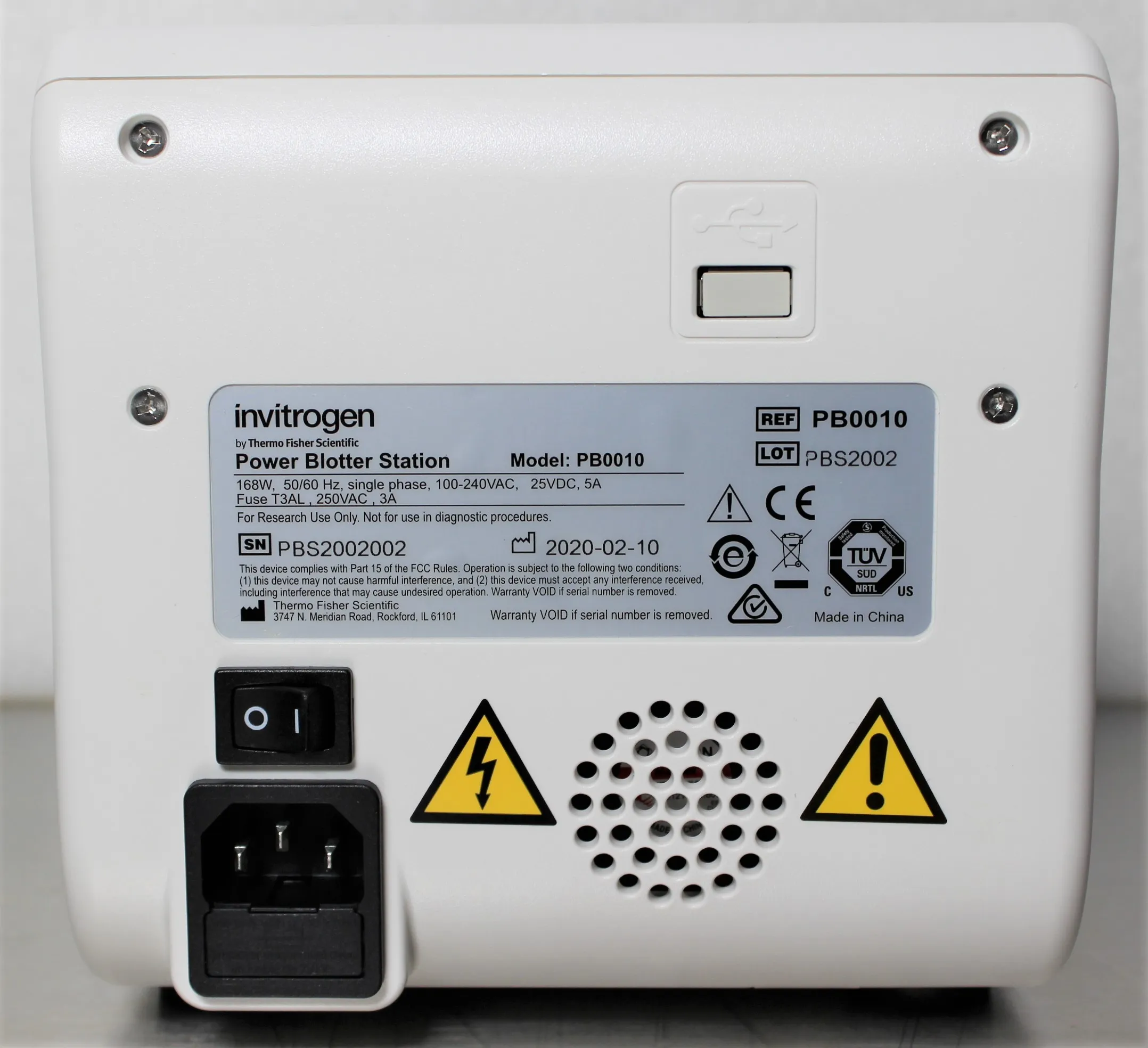 Invitrogen Power Blotter Station PB0010 Used