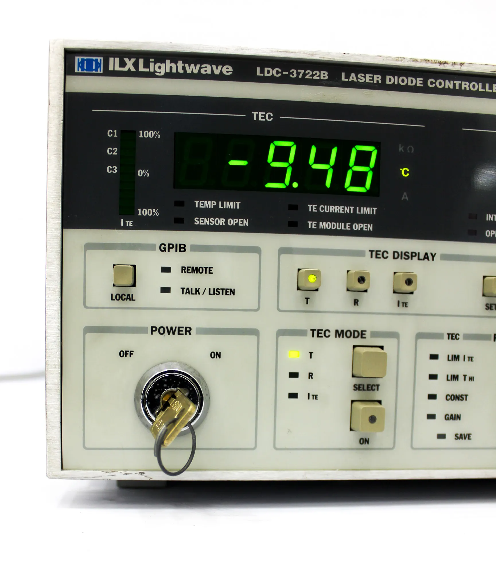 ILX Lightwave LDC-3722B Laser Diode Controller 200/500mA