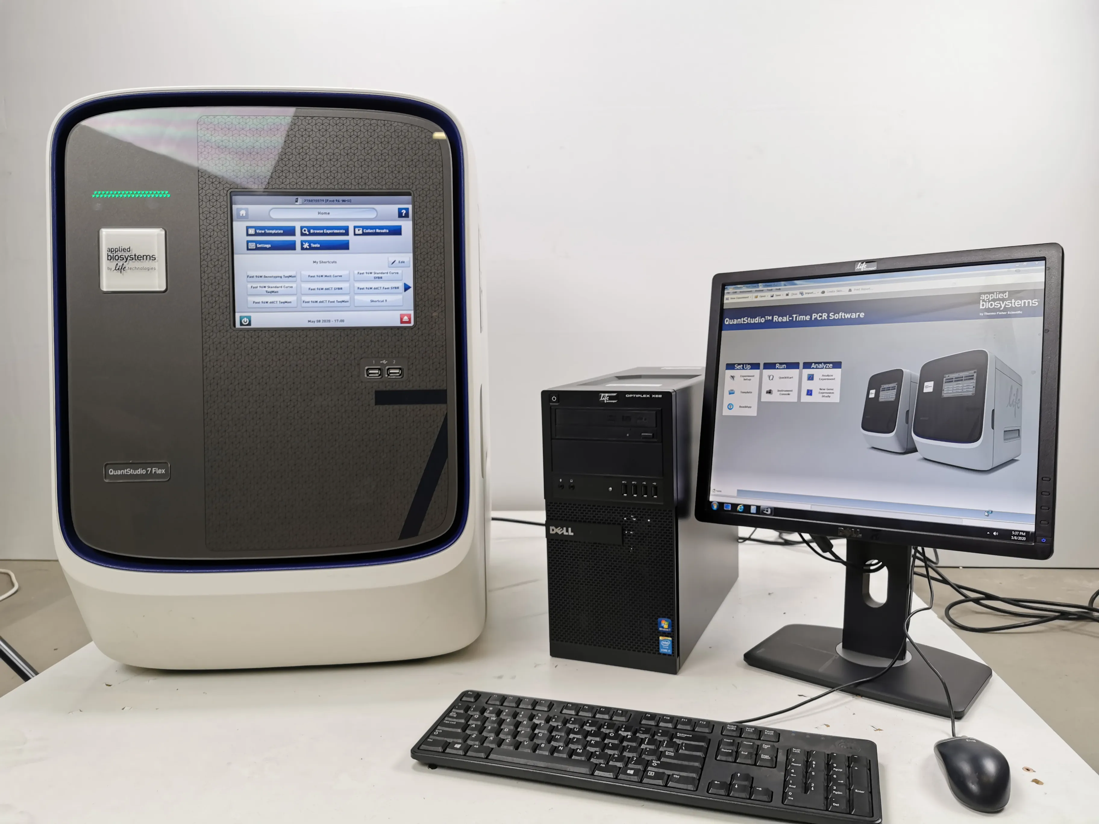 Used Real-Time PCR System for Broad Real-Time PCR-Based Applications - Applied Biosystems QuantStudio 7 Flex Real-Time PCR System, 96-well