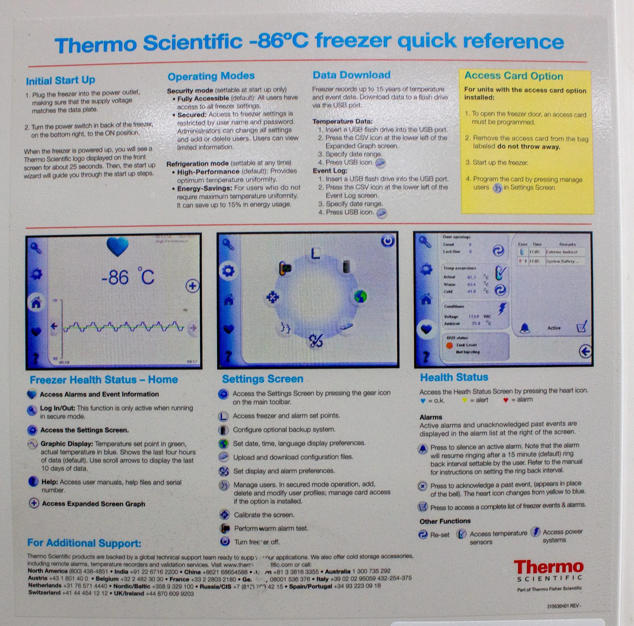 Thermo Revco Ultra Low Temperature Freezer UXF60086A