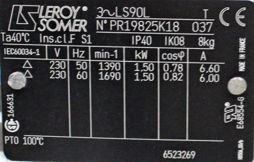 Leybold Sogevac SV65 BI FC Vacuum Pump