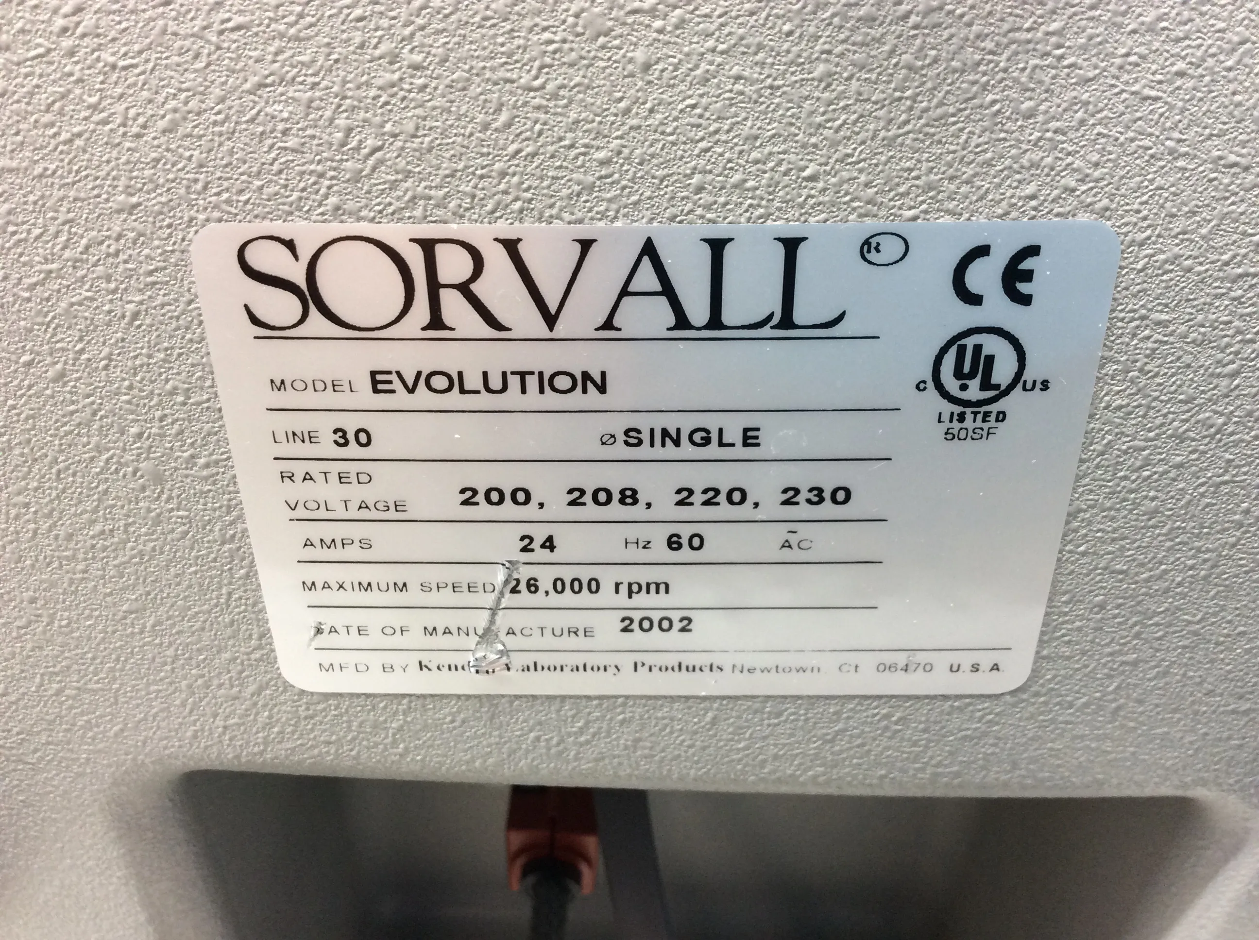 Sorvall Evolution RC Superspeed Centrifuge