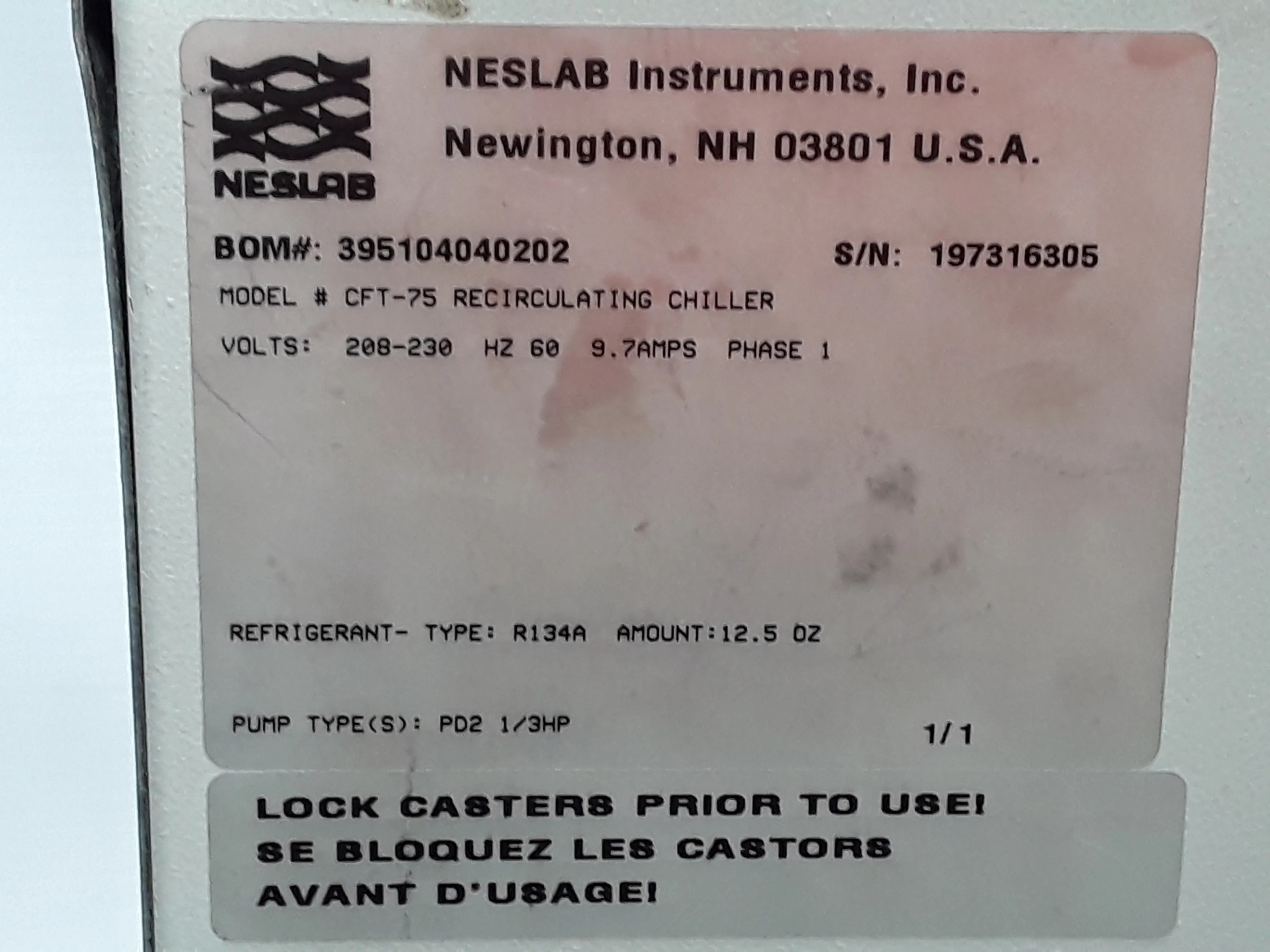 Neslab CFT-75 Refrigerated Circulator