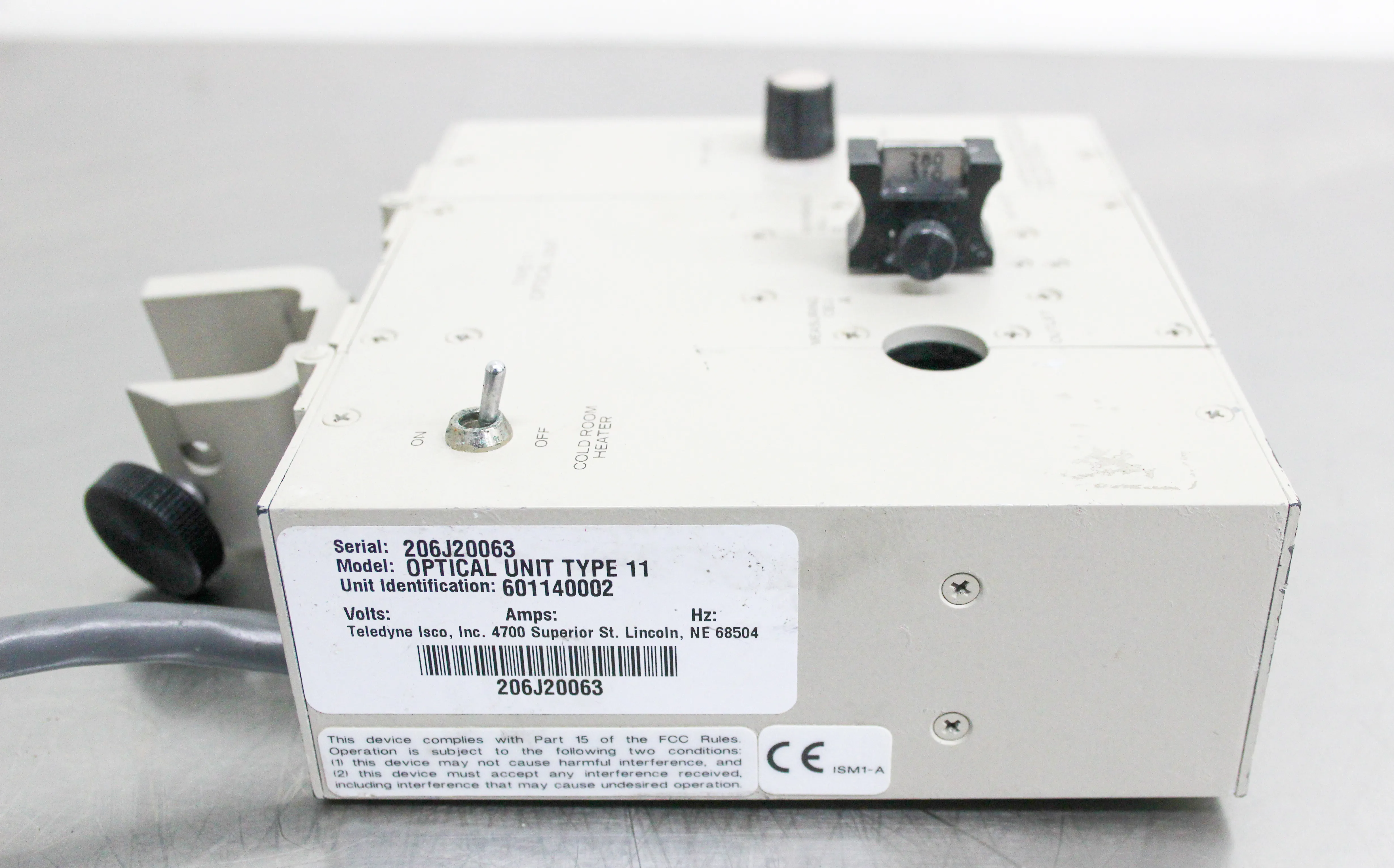 Teledyne Isco Optical Unit Type 11 Preowned Detector