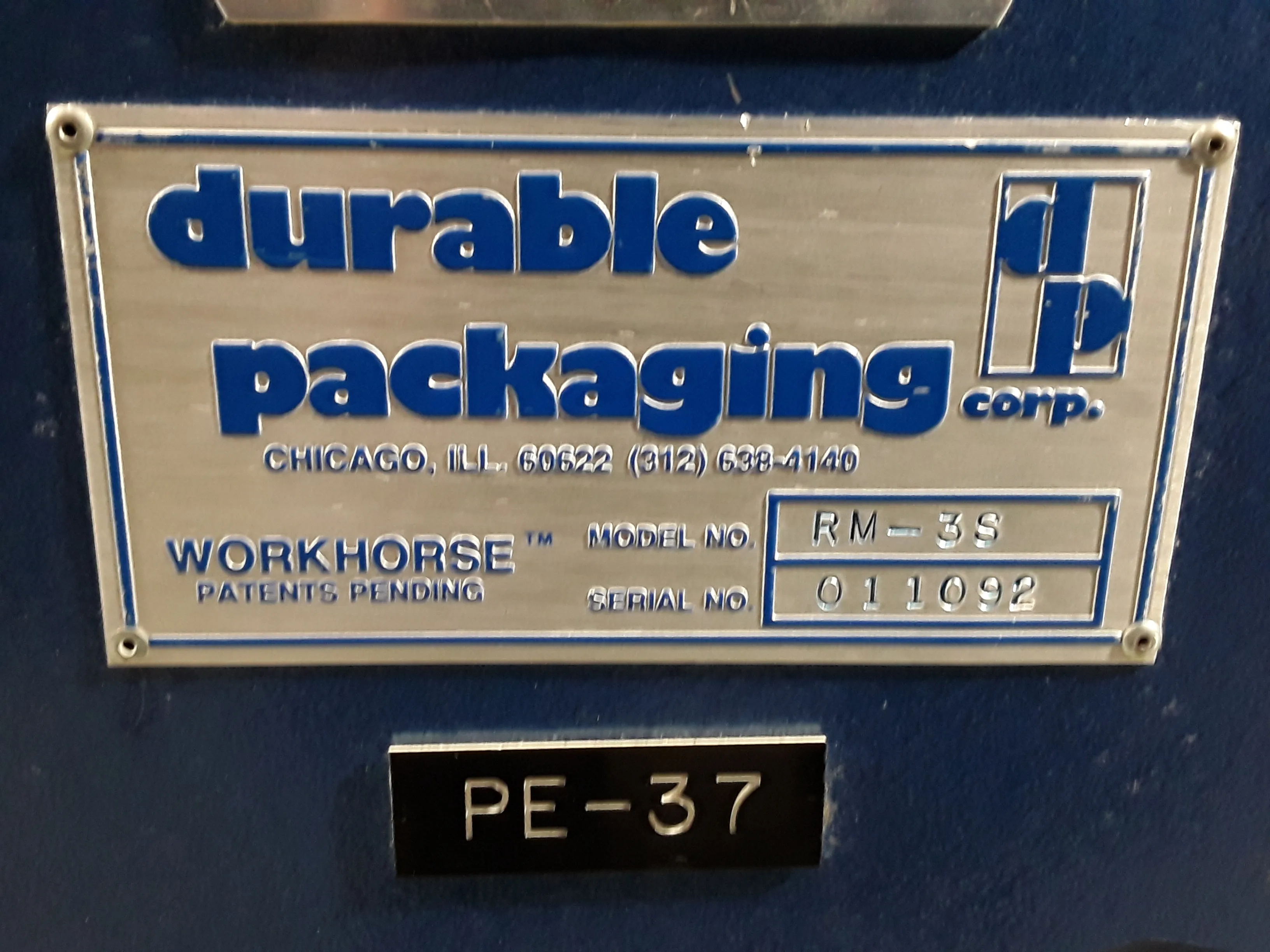 Durable Packaging RM-3S Case Carton Sealer Box Tape Workhorse