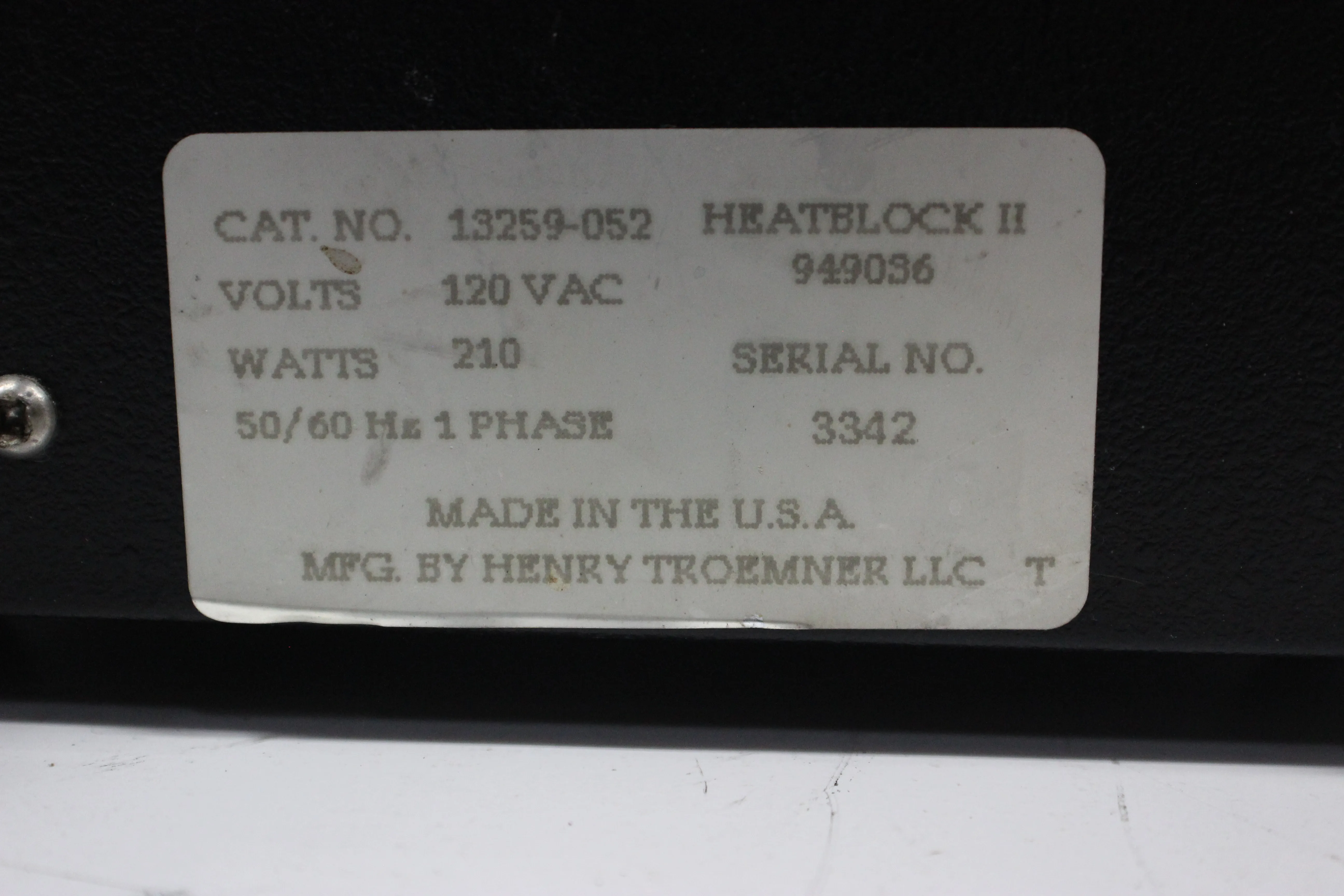 VWR Standard Heatblock 949031 Dry Heat Block