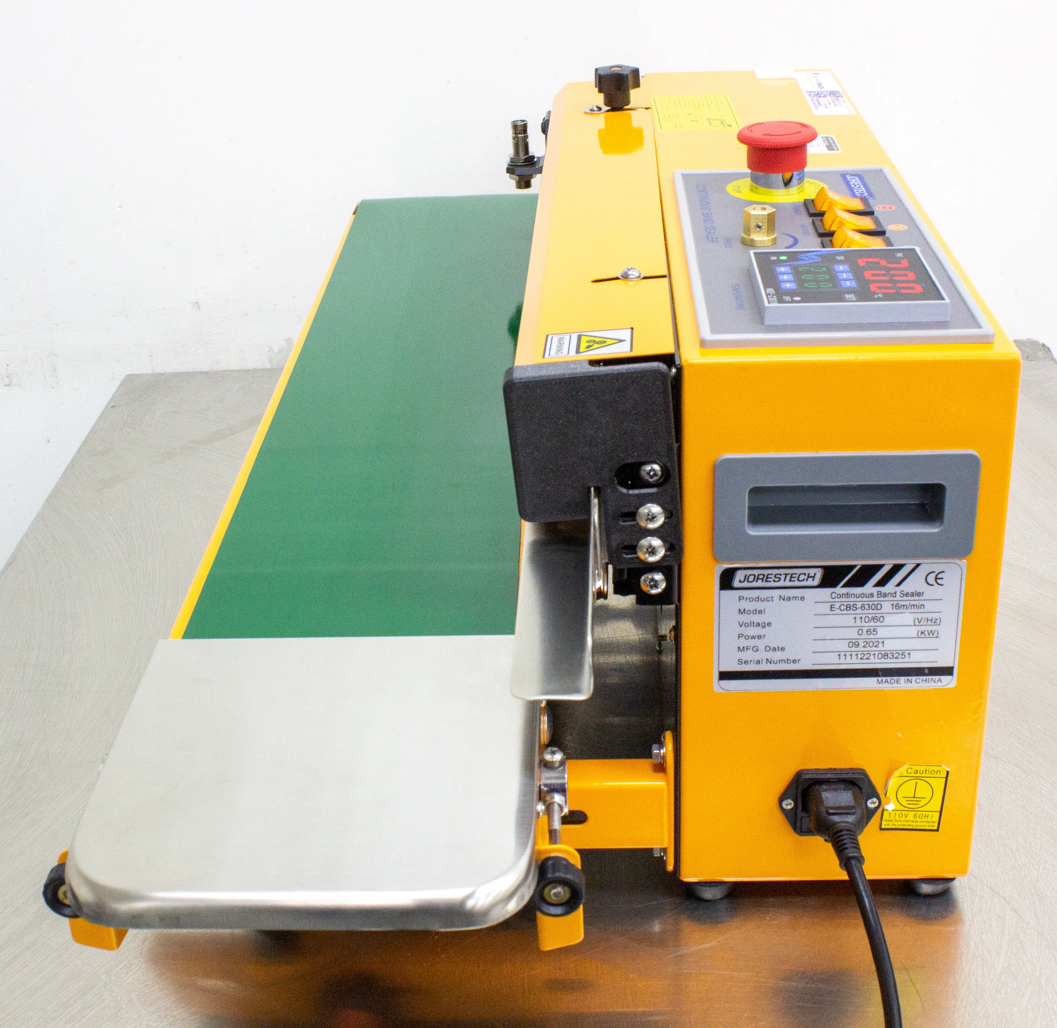 Jorestech Continuous Band Sealer Model E-CBS-630D