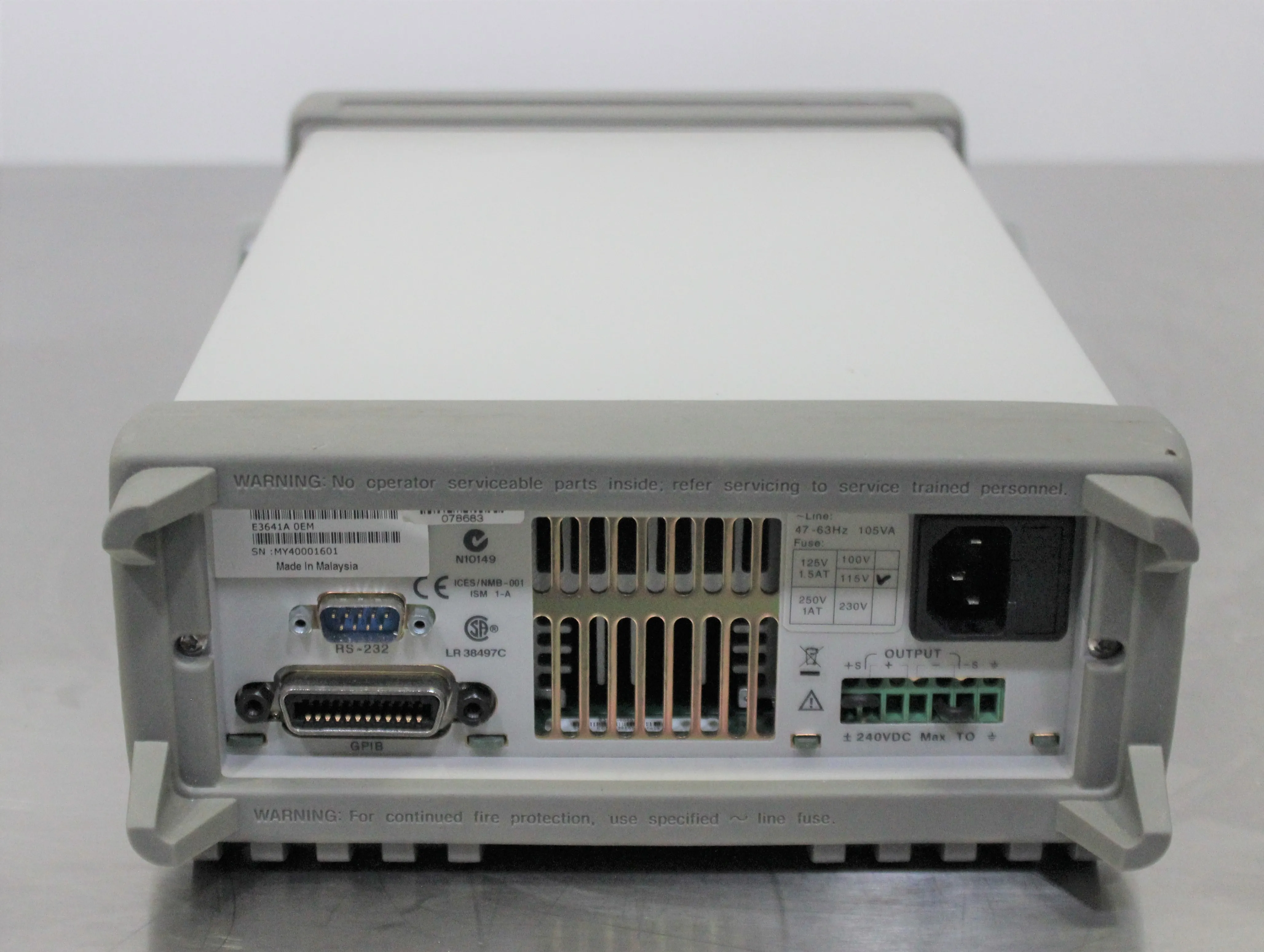 Agilent E3641A Power Supply