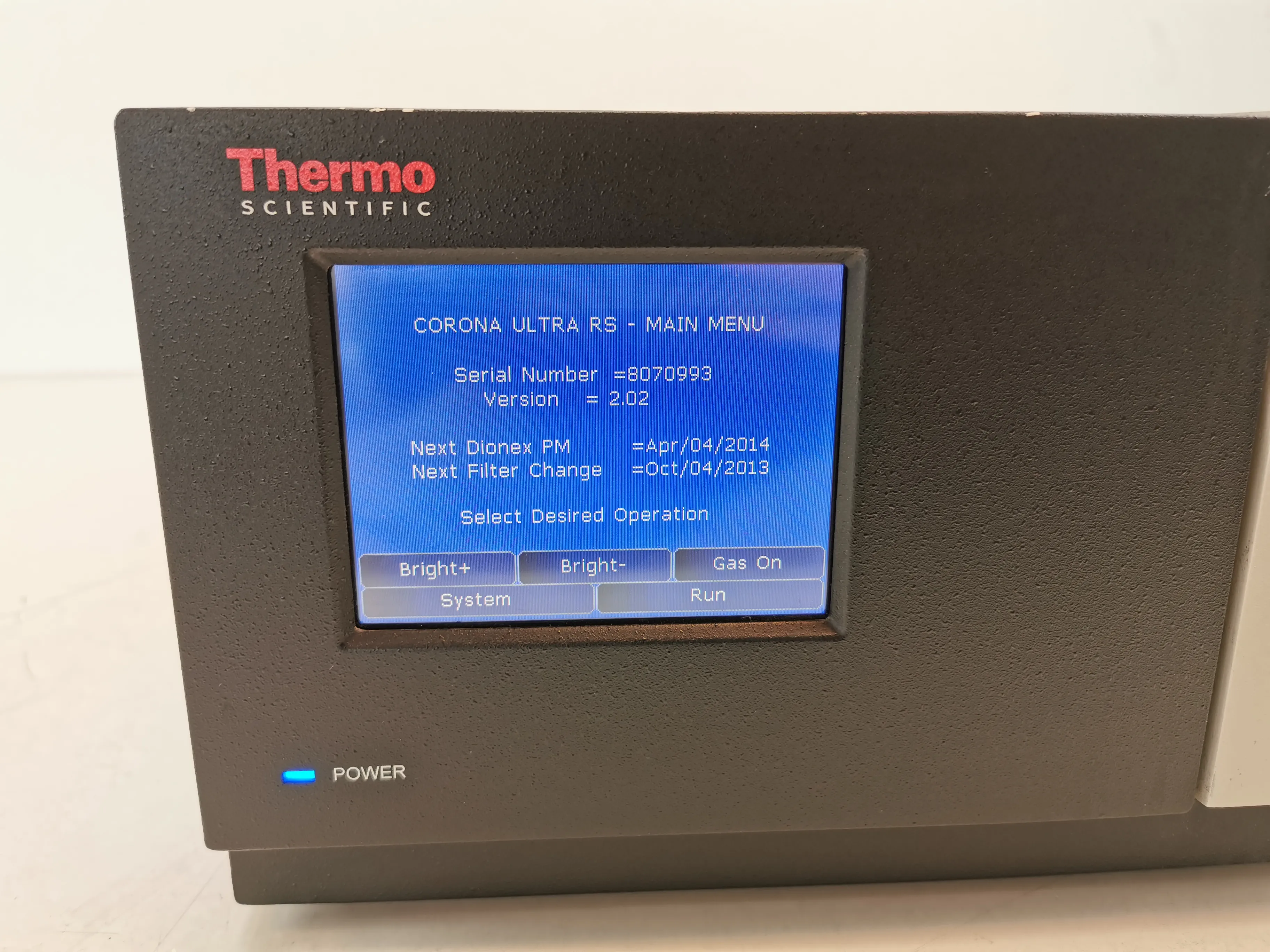 Thermo Scientific Dionex Corona ultra RS Charged Aerosol Detector 70-9406