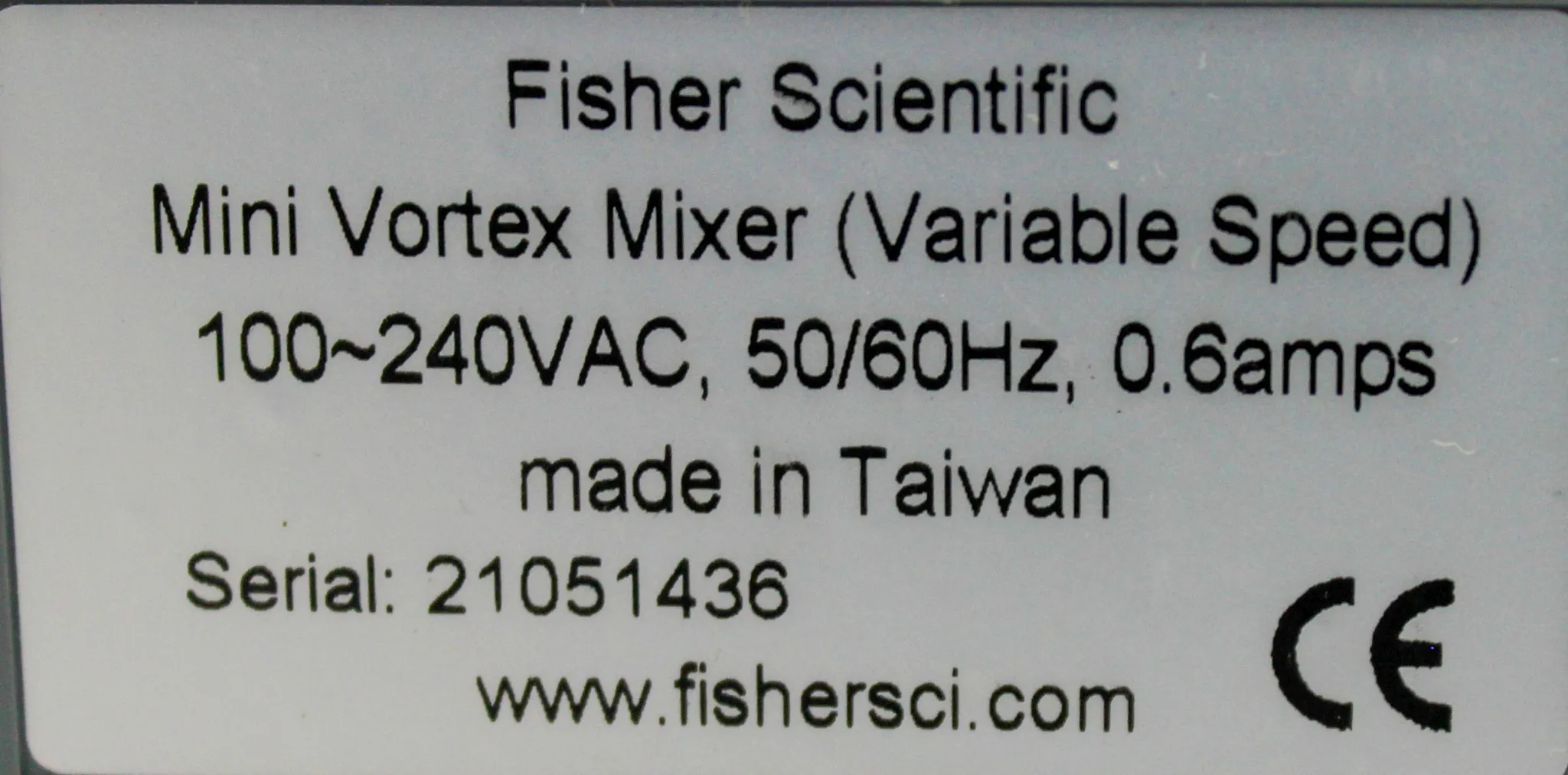 Fisherbrand Mini Vortex Mixer (Variable Speed) 21051436