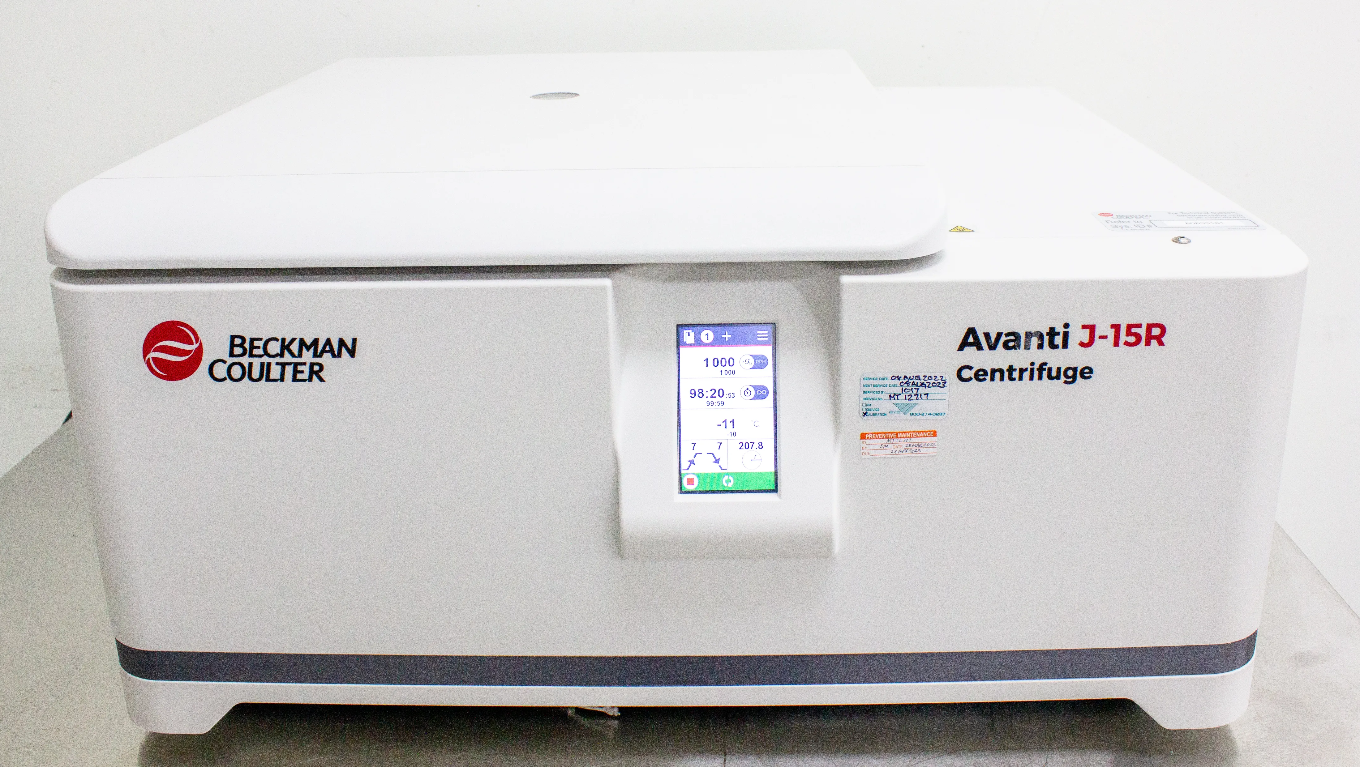 Beckman Coulter Avanti J-15R Refrigerated Benchtop Centrifuge B99516