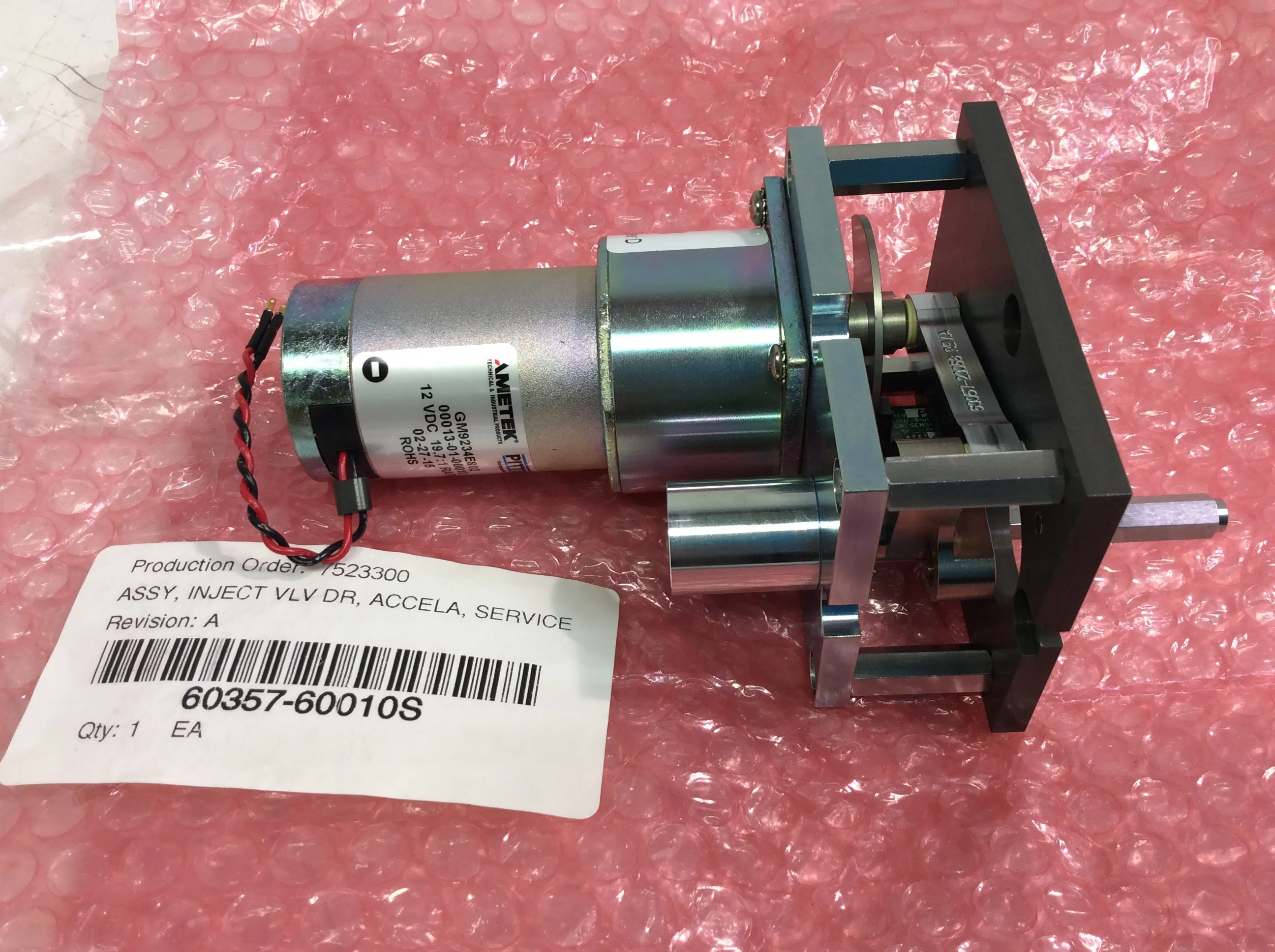 Ametek/Pittman Injection Valve GM9234E802